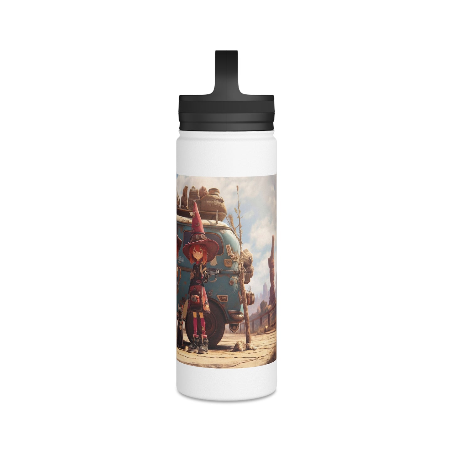 Witch Trio Adventure Water Bottle – Dusty Roadhouse Magic