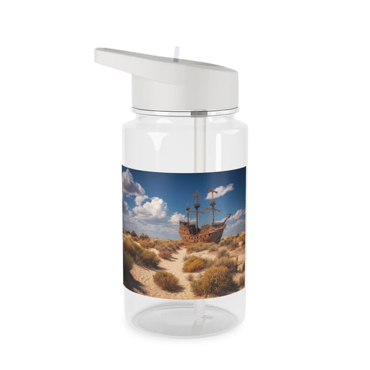 Desert Ship Tritan Water Bottle – Abandoned Galleon Sandscape
