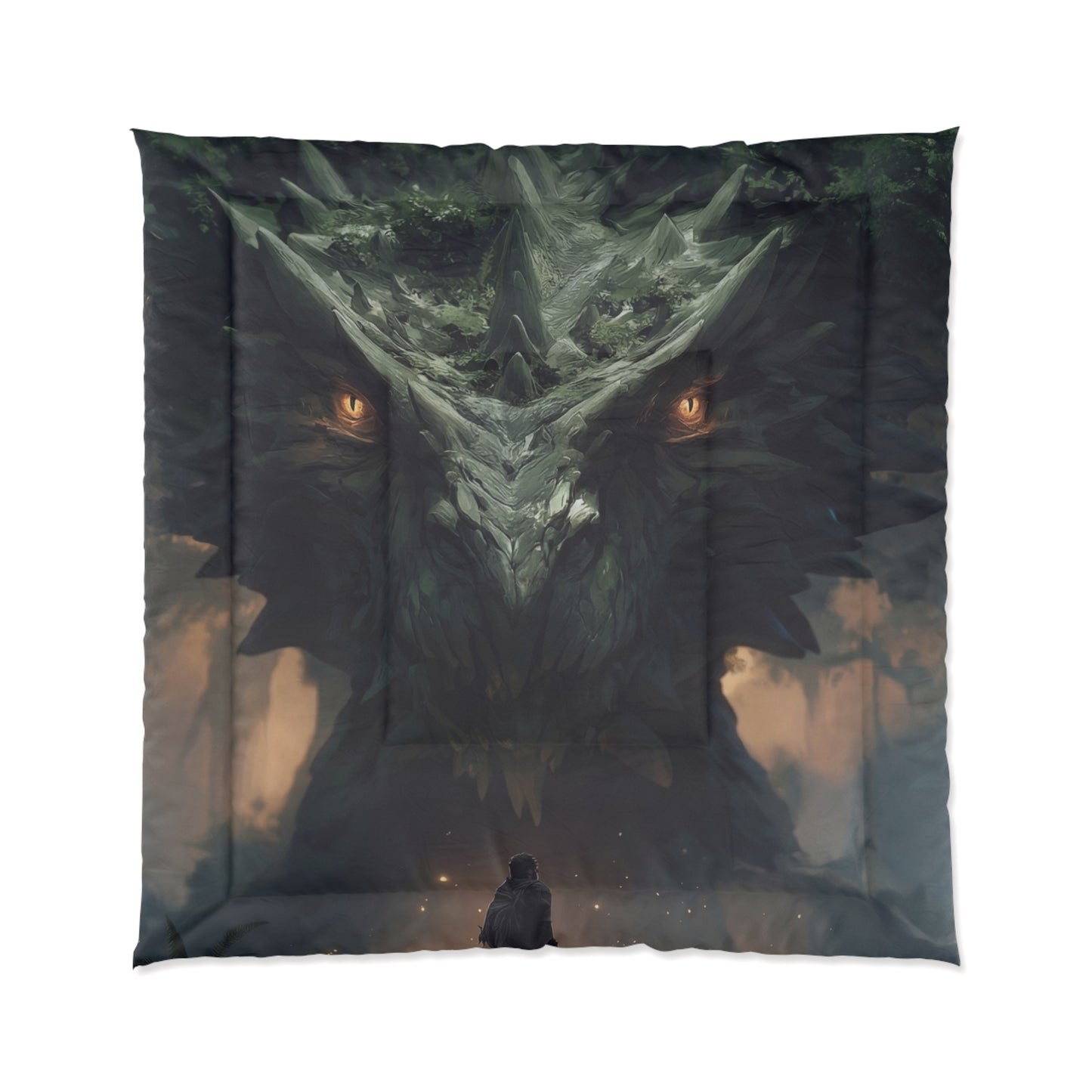 Ancient Forest Dragon Comforter – Whispering Grove Guardian