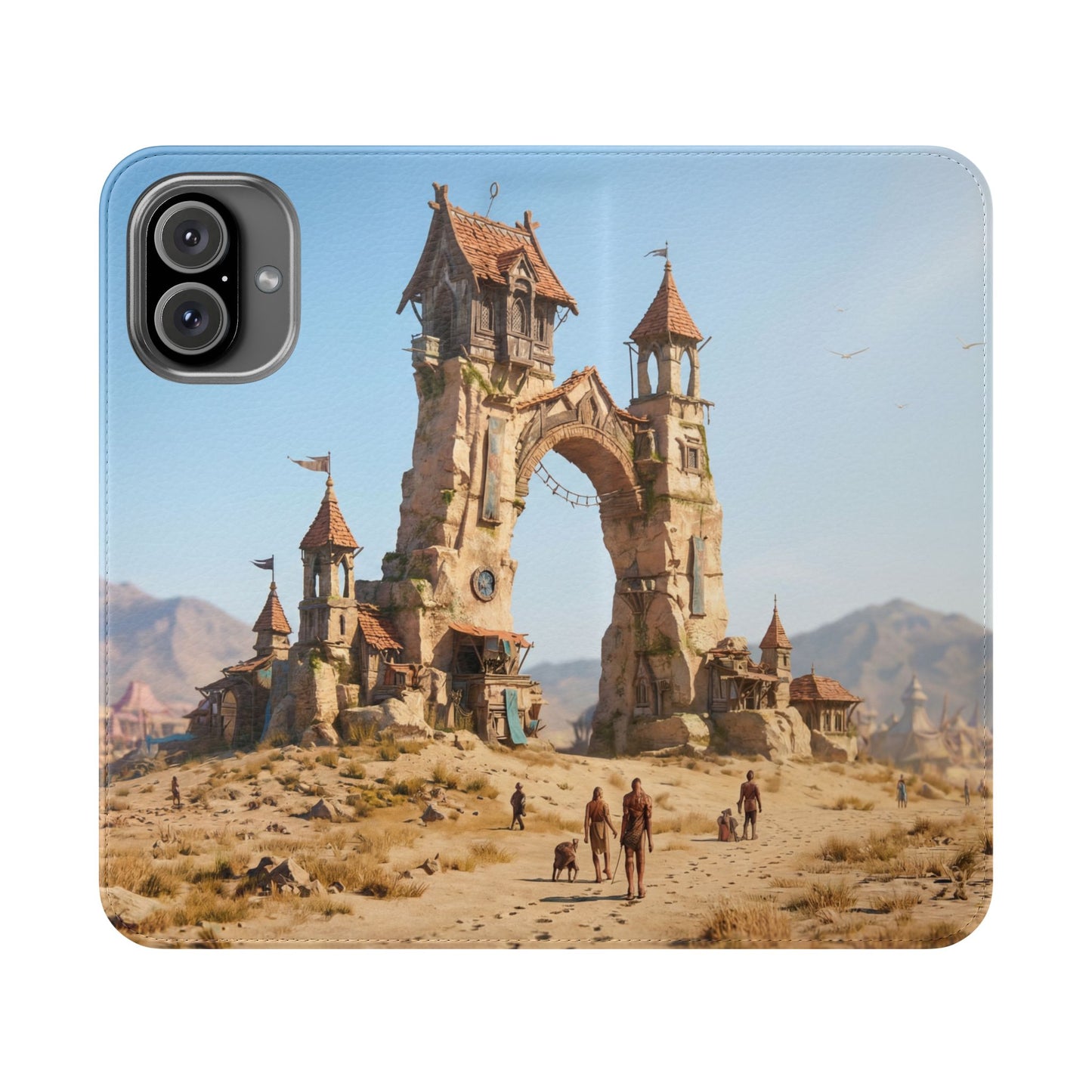 Desert Sentinel Gate Flip Cases – Weathered Archway Journey