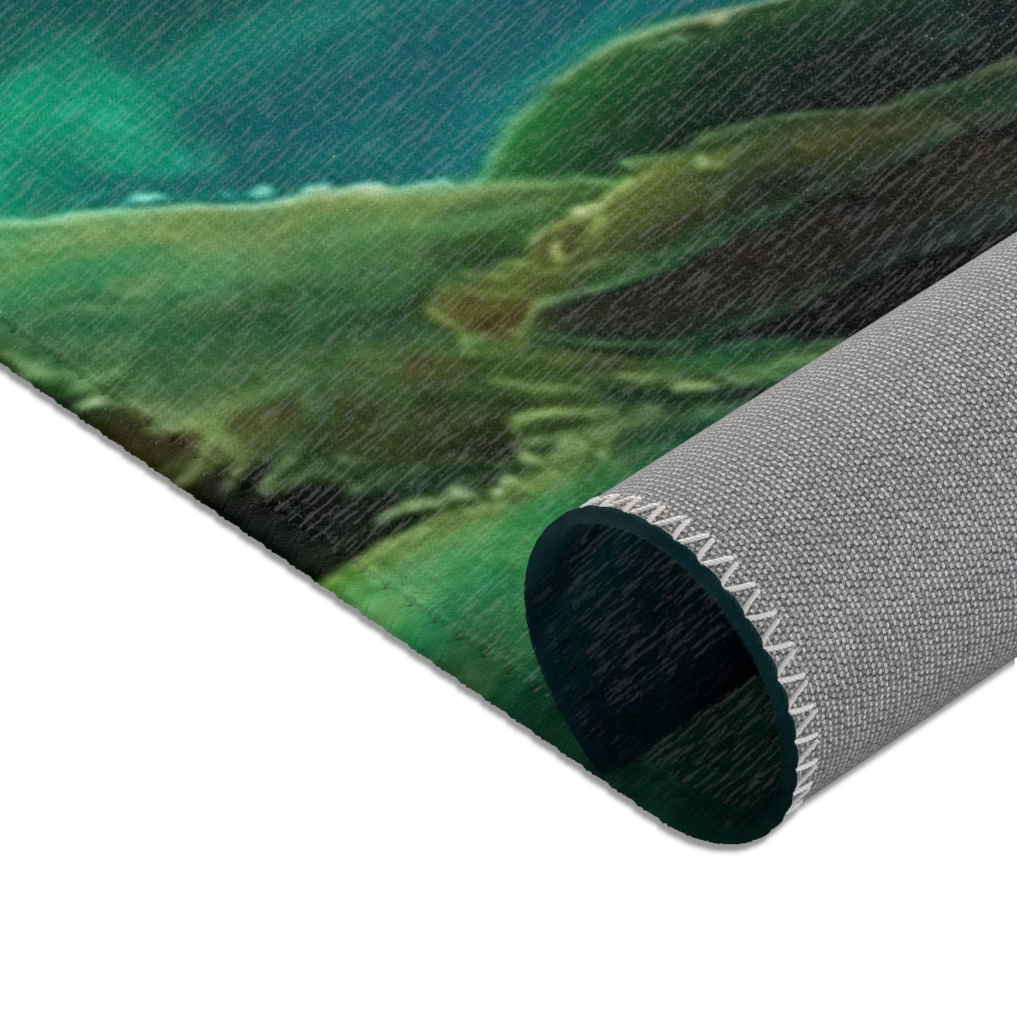 Green-Eyed Apprentice Area Rugs – Midnight Alley Sword Duel