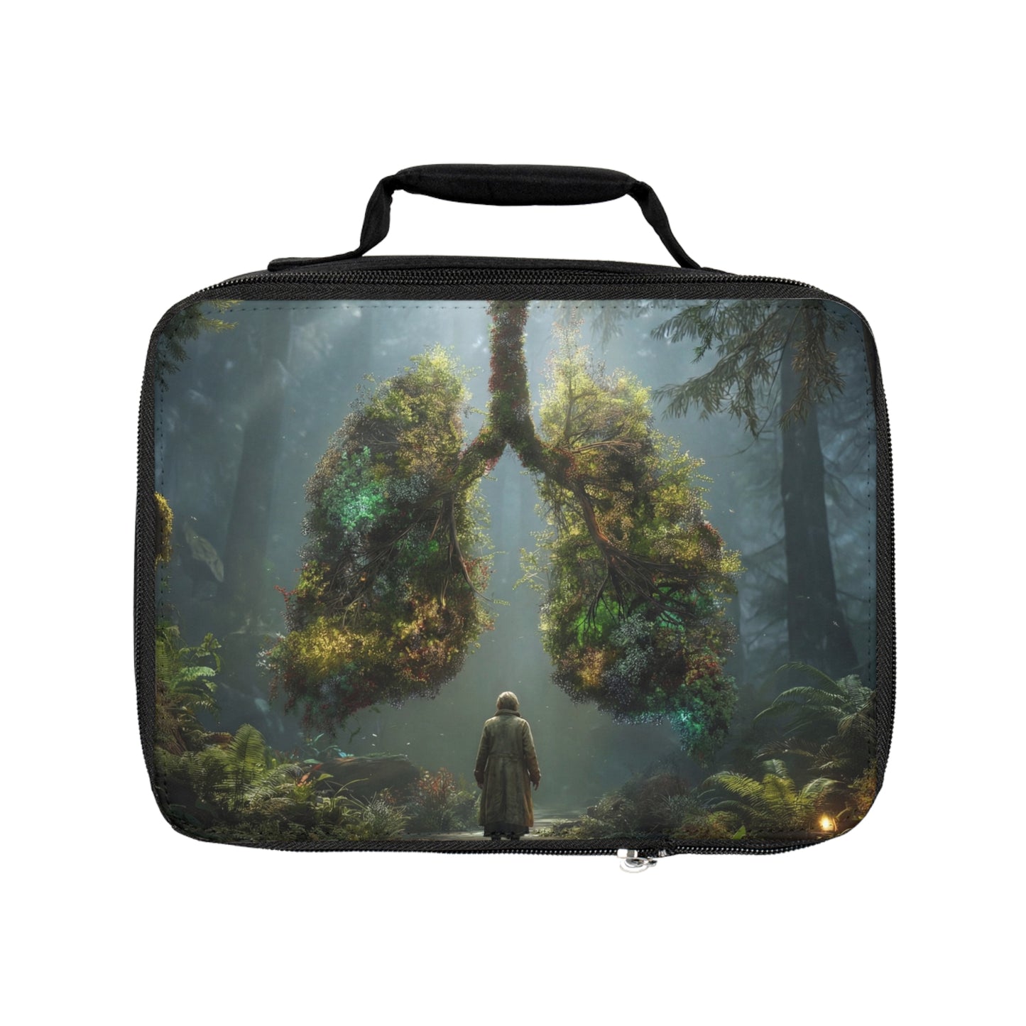 Lungs of the Forest Lunch Bag – Where Breath Becomes Blooming Light