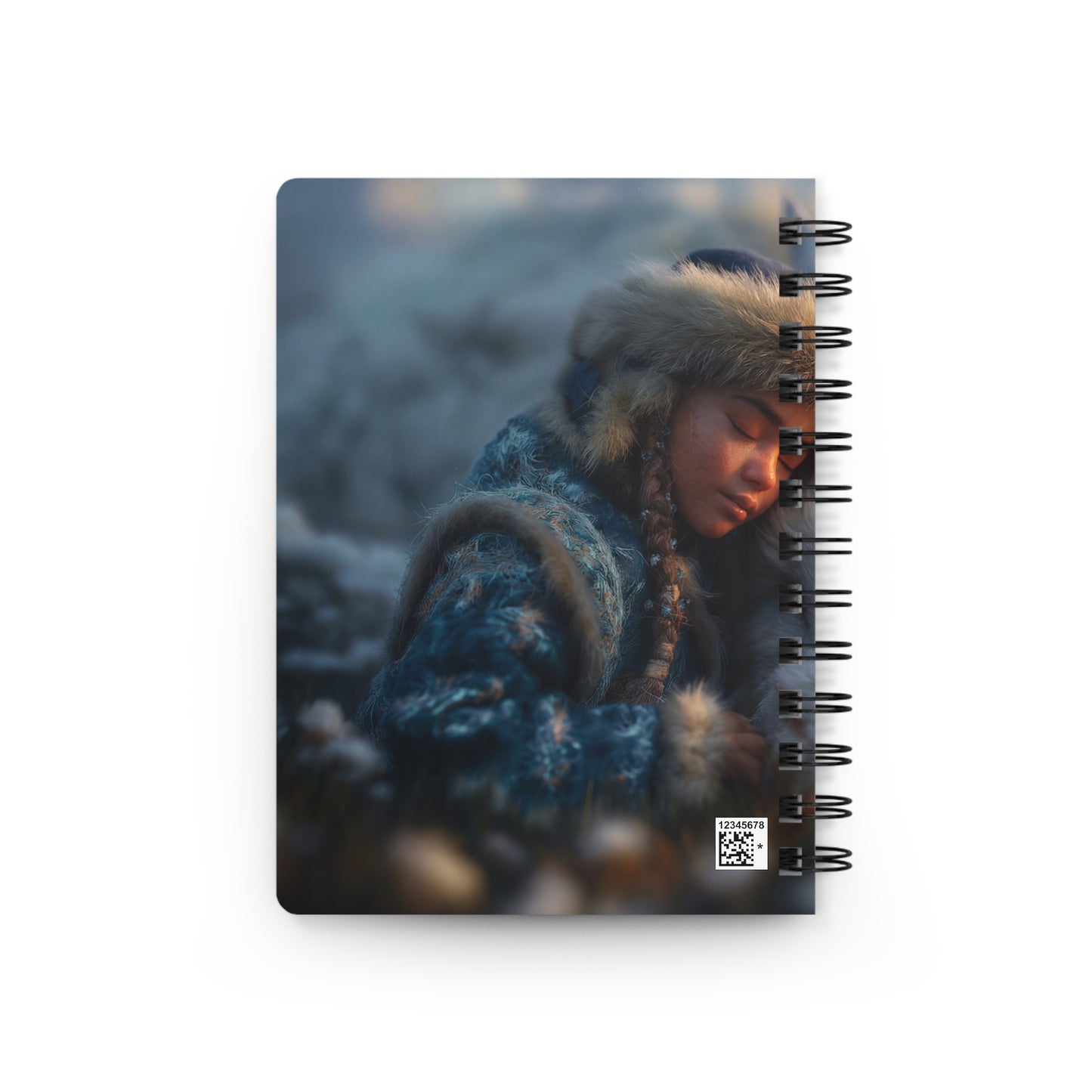Snowbound Companion Spiral Bound Journal – Whispering Frost and Warmth
