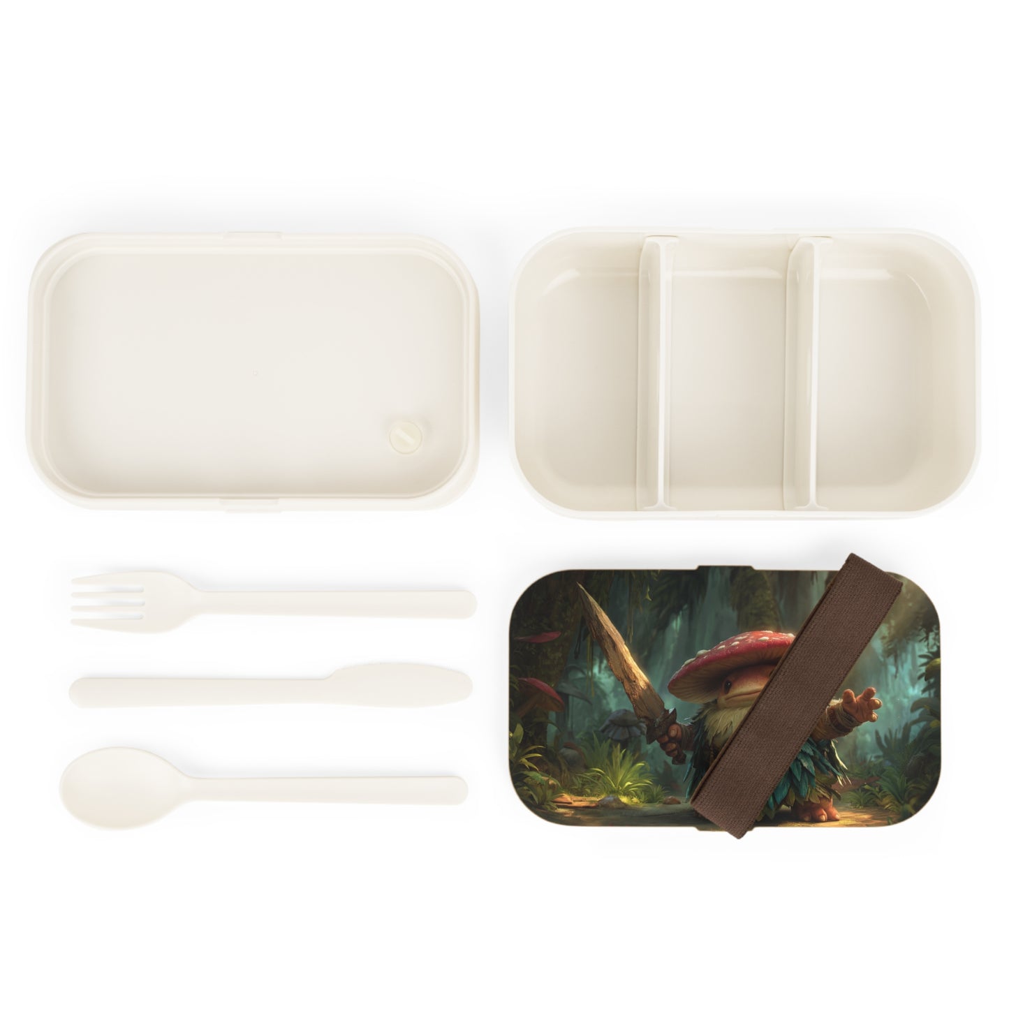 Mushroom Knight Bento Lunch Box – Red Canopy Guardian