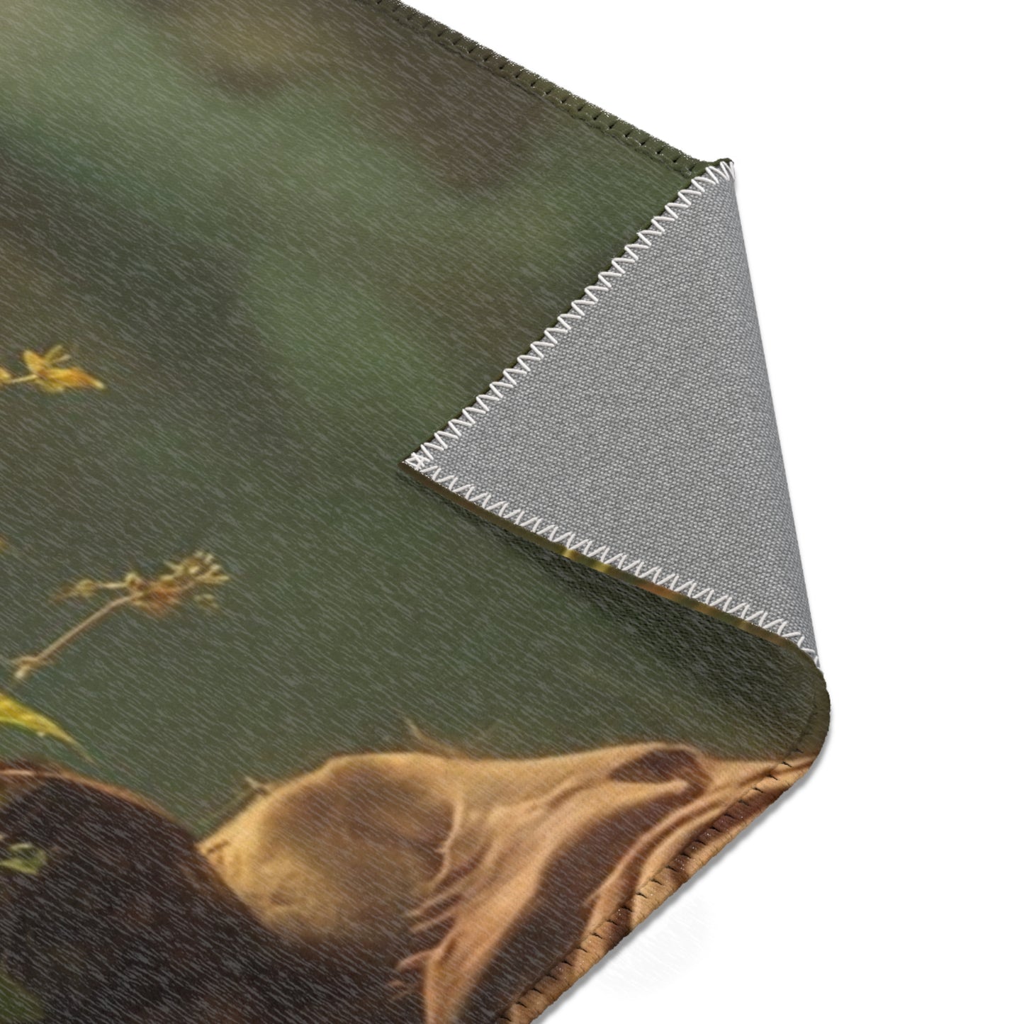 Forest Sentinel Area Rug – Luminescent Guardian in Sunlit Grove