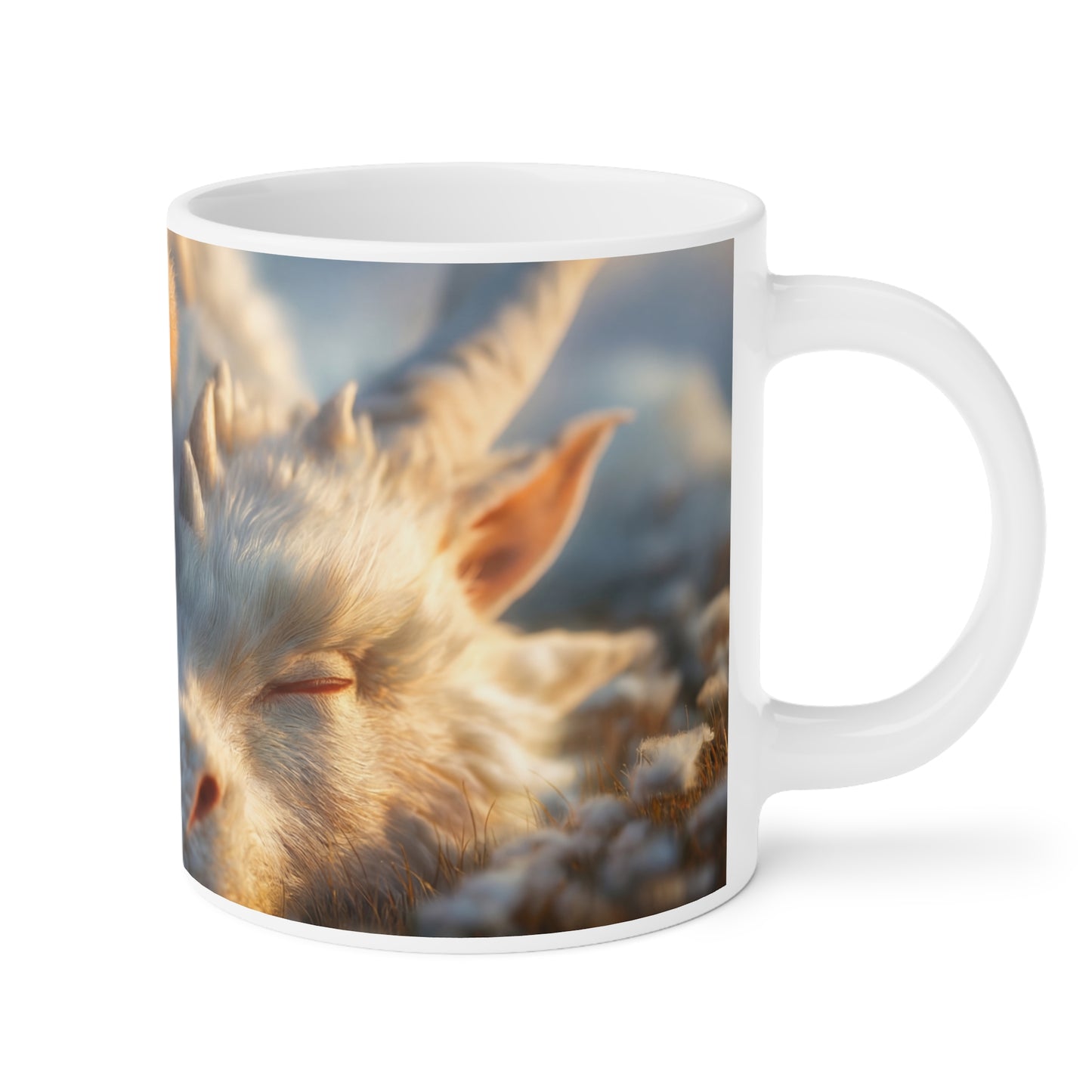 Snowbound Sentinel Ceramic Mugs (11oz\15oz\20oz) – Warmth of Winter’s Quiet Pact