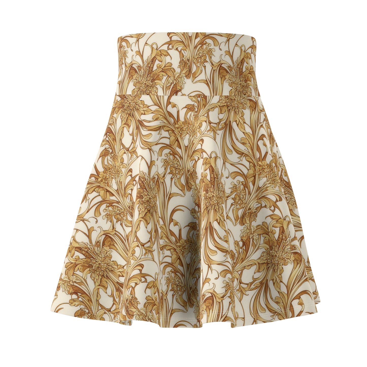 Art Nouveau pattern, fine art - Women's Skater Skirt