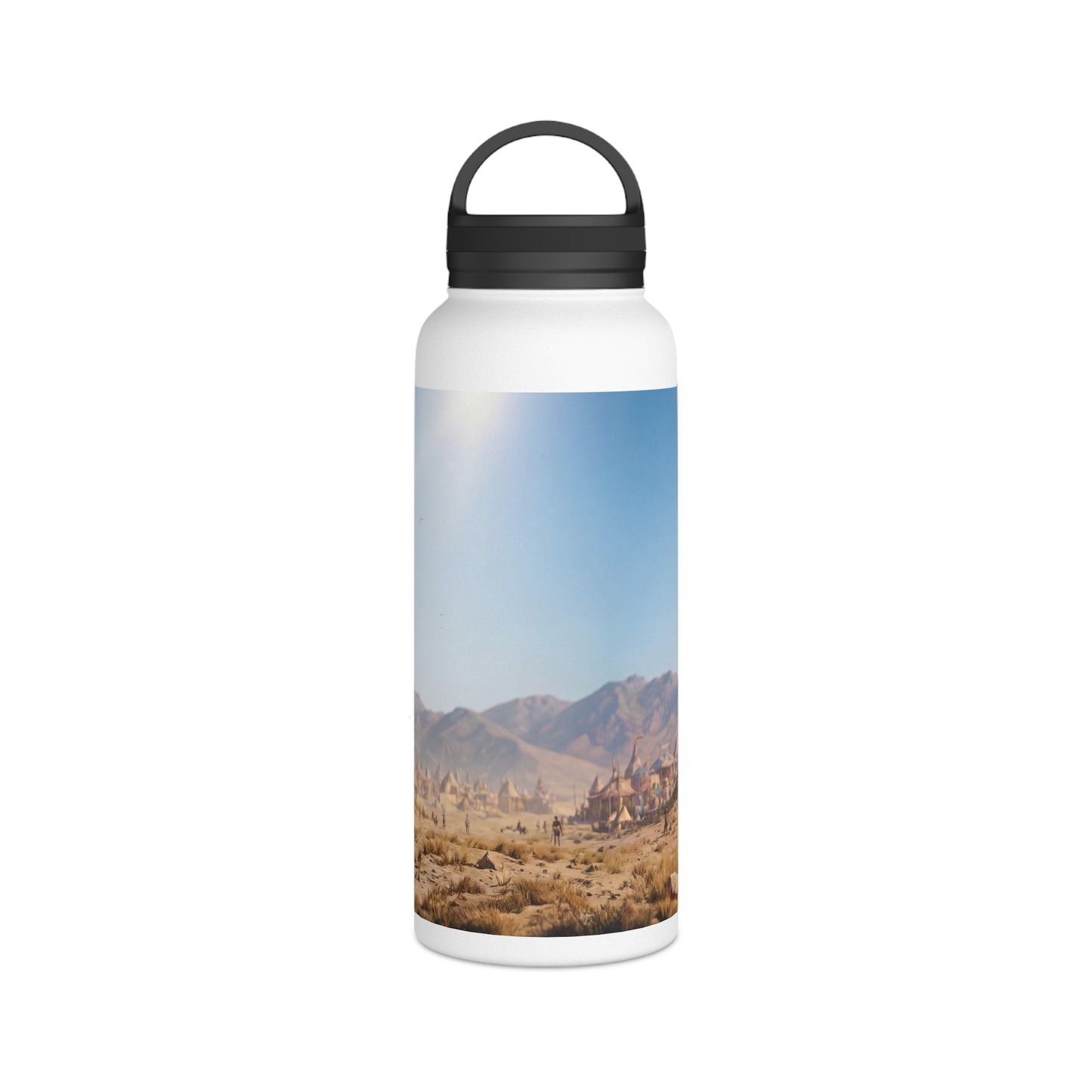Desert Citadel Water Bottle – Sun-Kissed Oasis Gateway