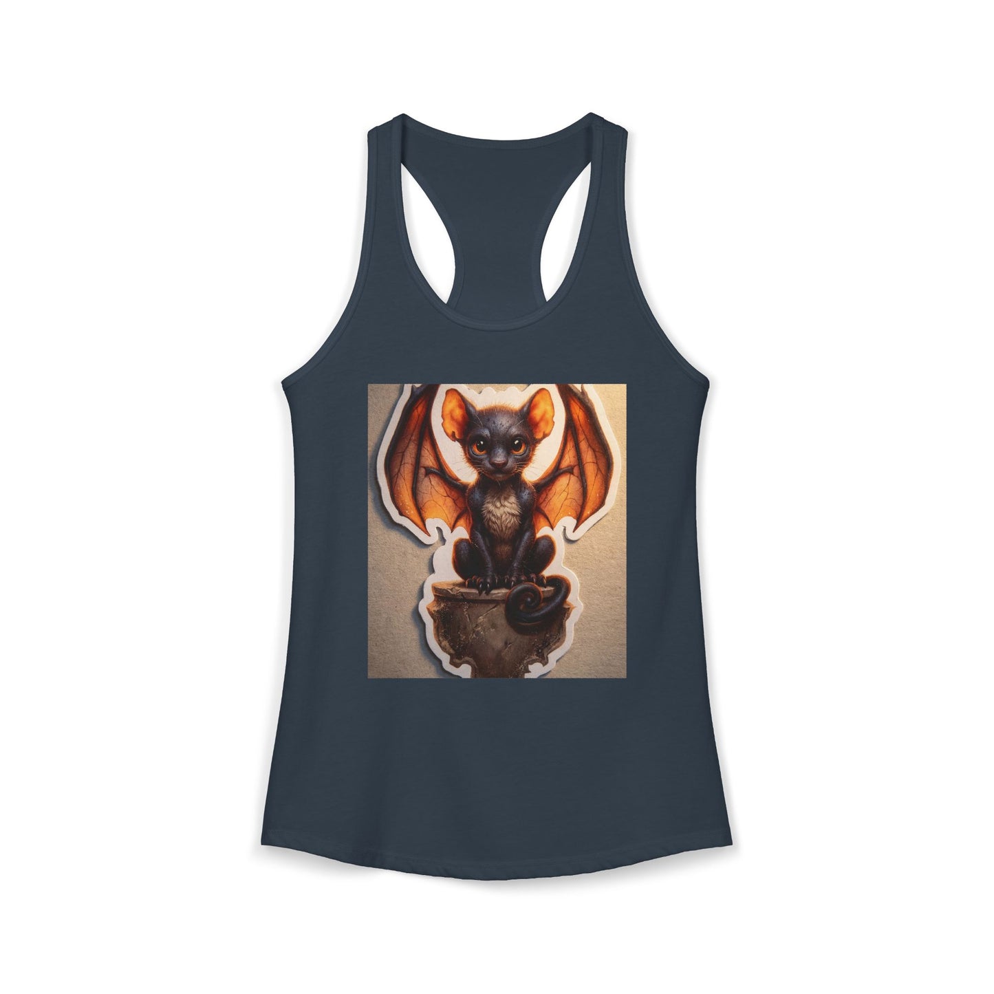 Glimmerwing Batcat Women's Ideal Racerback Tank – Amber Earlight Guardian