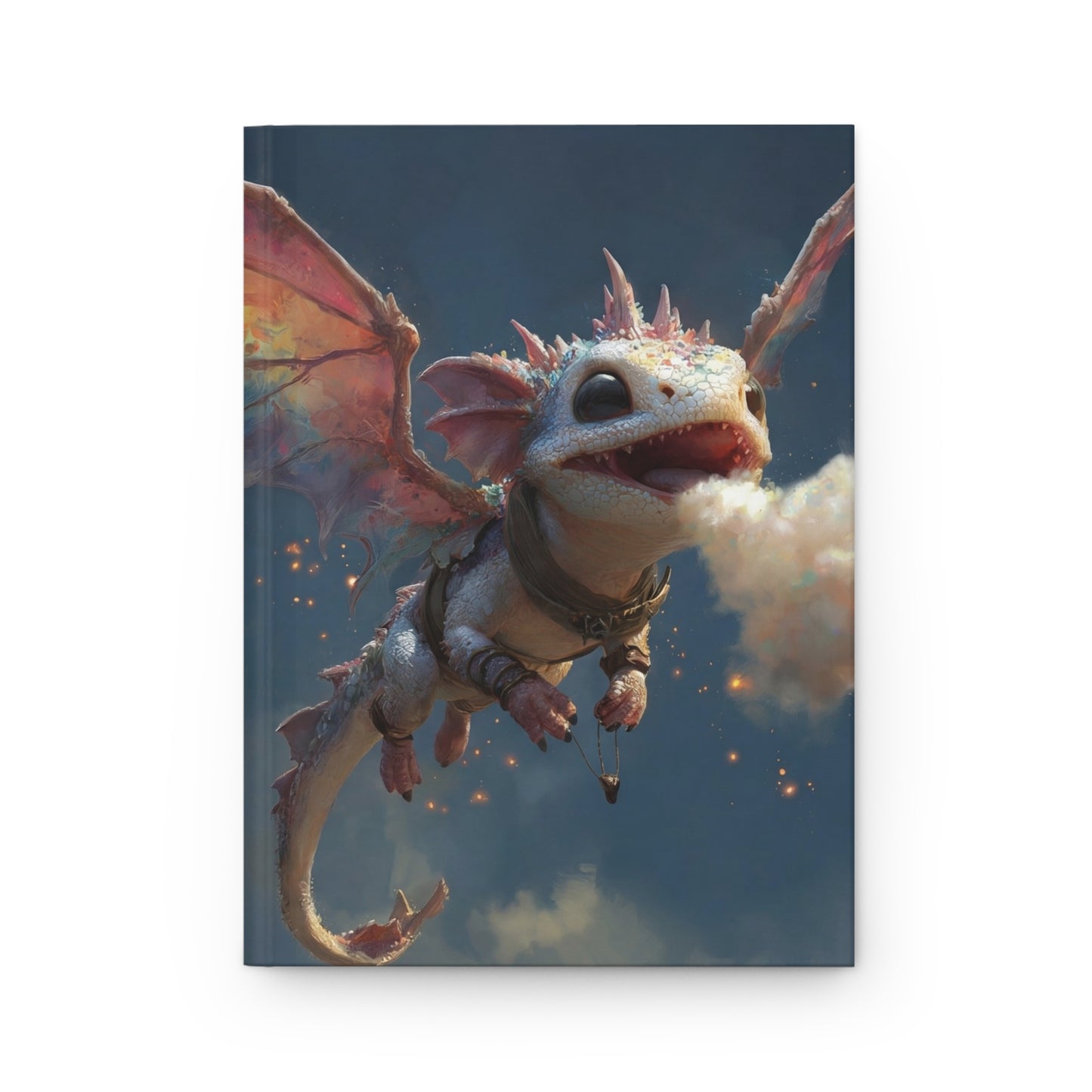 Whimsical Dragonfly Hardcover Journal Matte – Skyward Sparkle Adventure