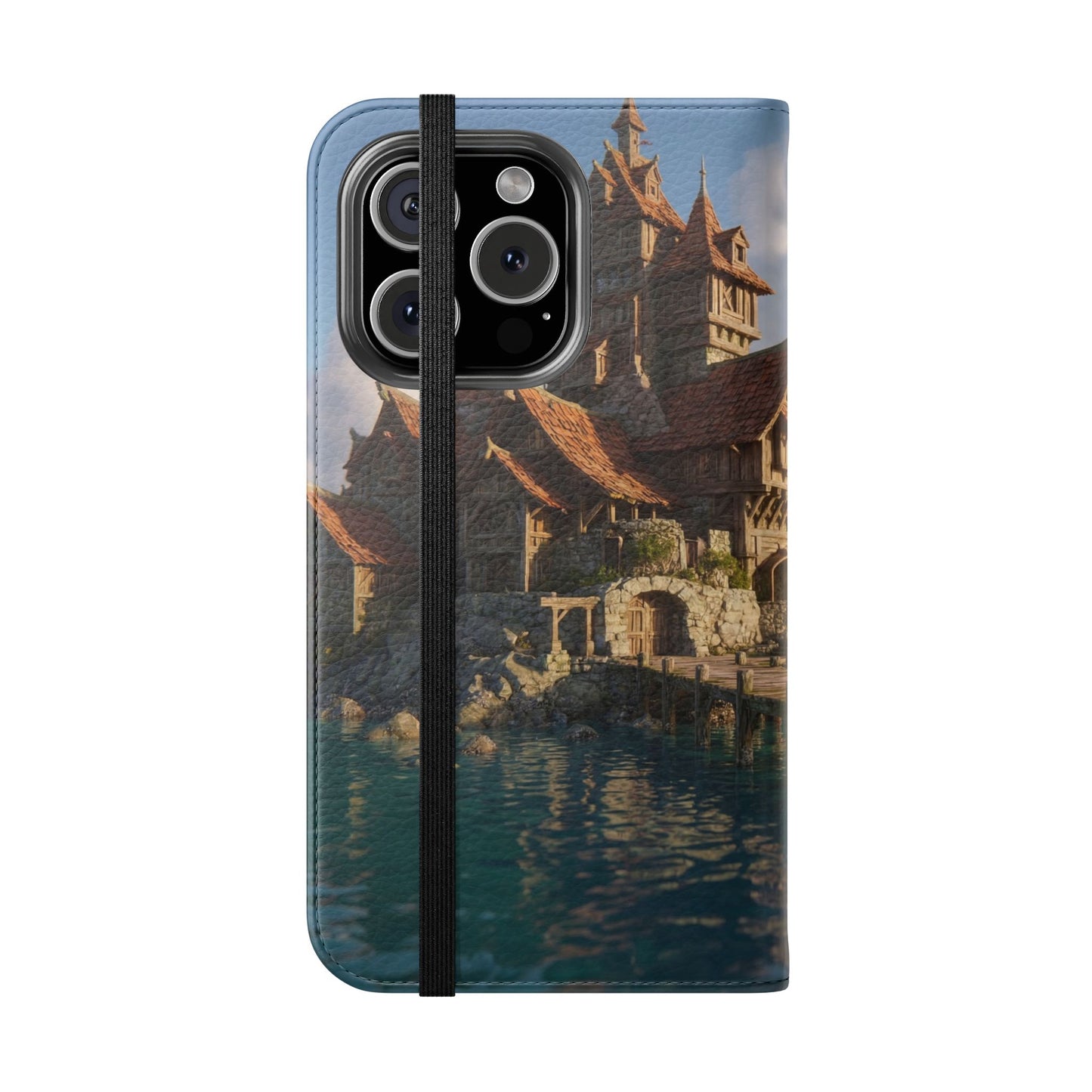 Cobblestone Harbor Flip Cases – Timber Town Seaside Walkway