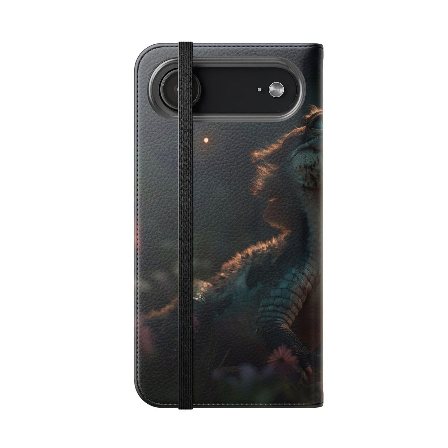 Crocodile Butterfly Flip Cases – Tender Guardian with Moth Companion