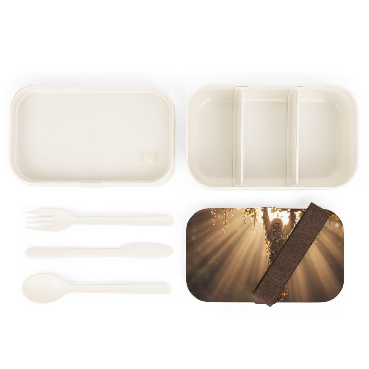 Tree Spirit Bento Lunch Box – Golden Hour Forest Guardian