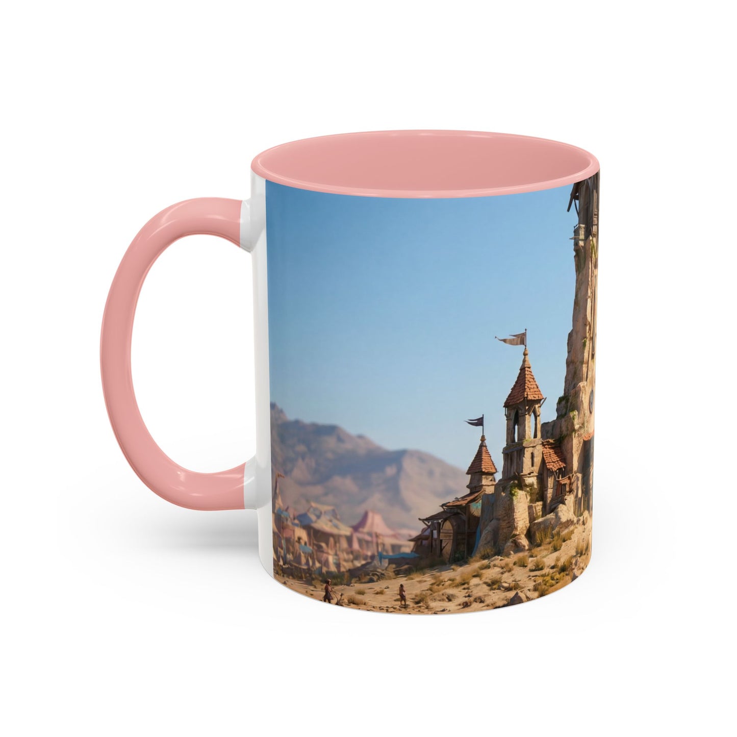 Desert Sentinel Archway Accent Coffee Mug (11, 15oz) – Sun-Scorched Cityscape