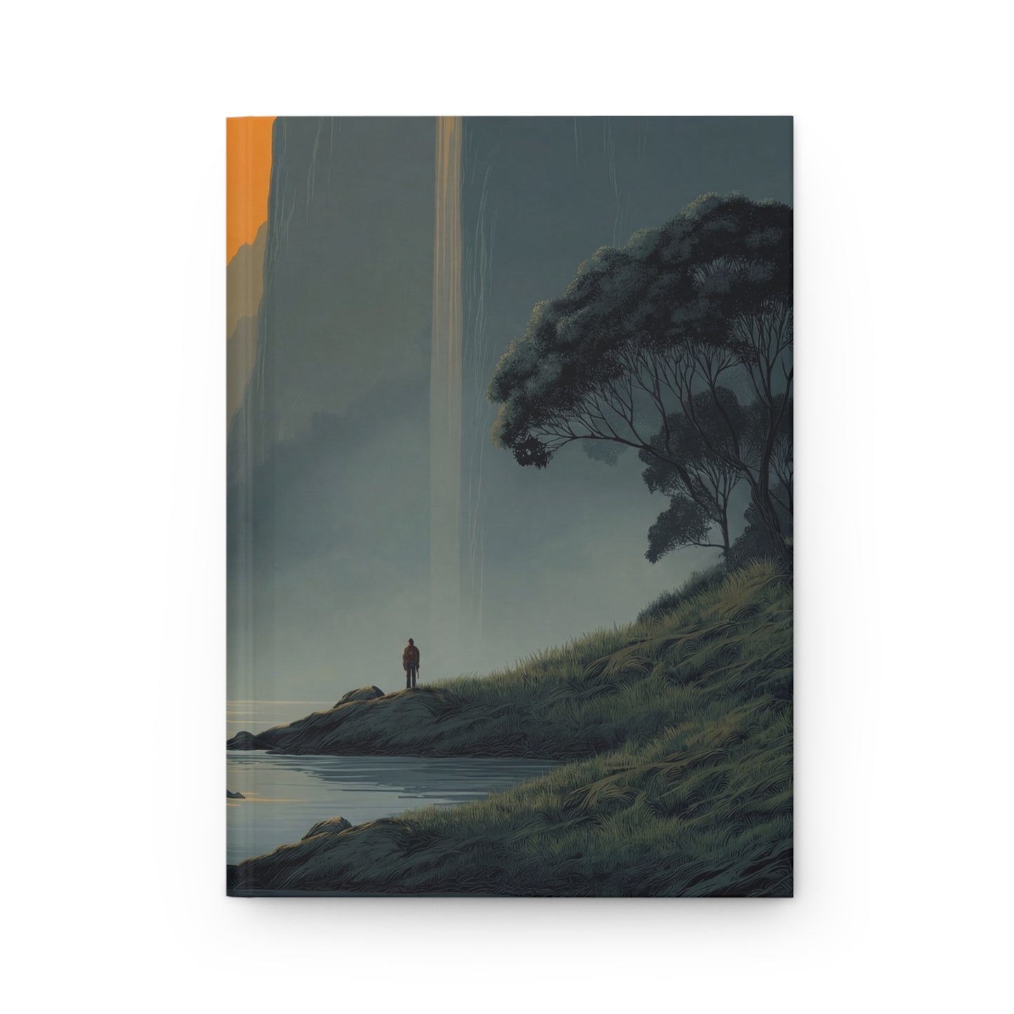 Moonlit Falls Journal – Where Earth and Sky Whisper Together