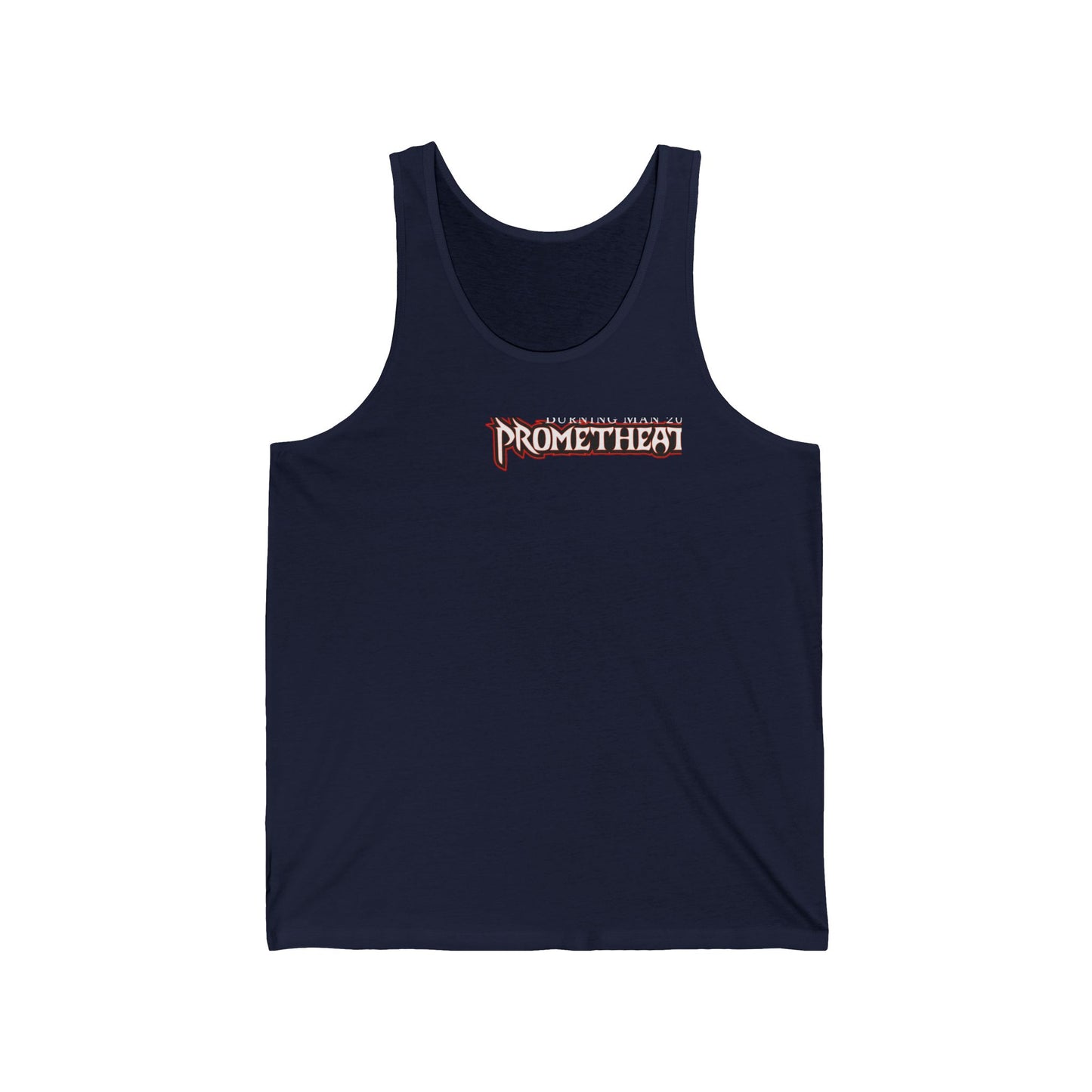 White Burner Tank Top - Prometheatics 2023