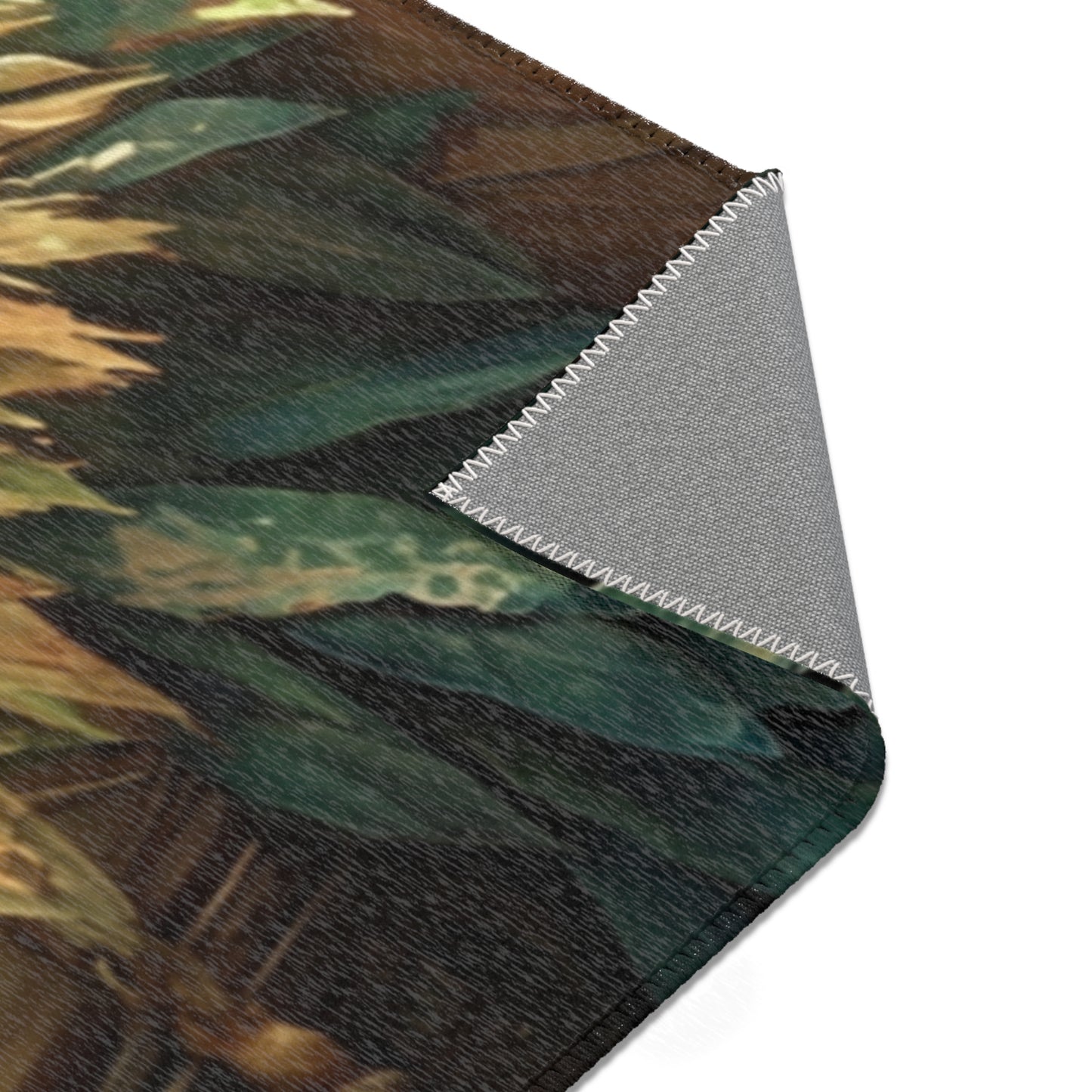 Mushroom Knight Area Rug – Sunlit Jungle Guardian