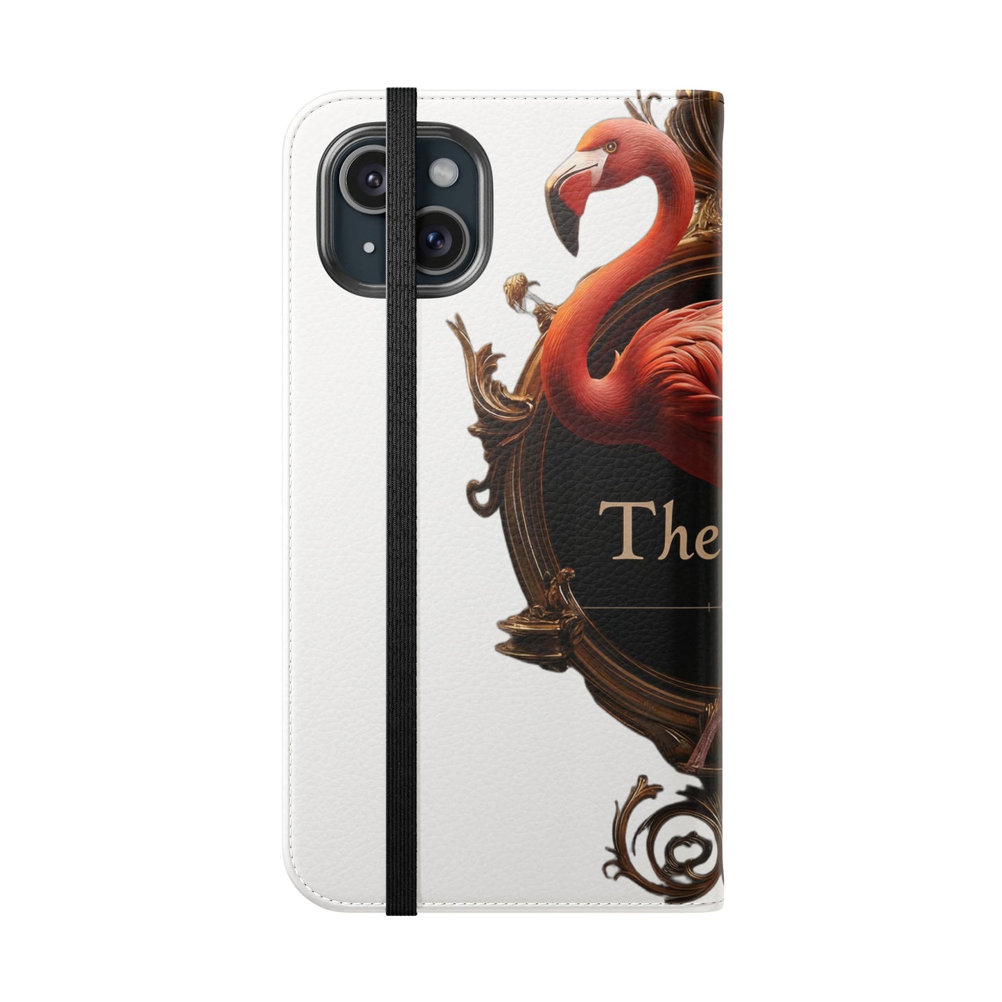The Ritz Flamingo Flip Cases – Gilded Ornate Frame Art Design