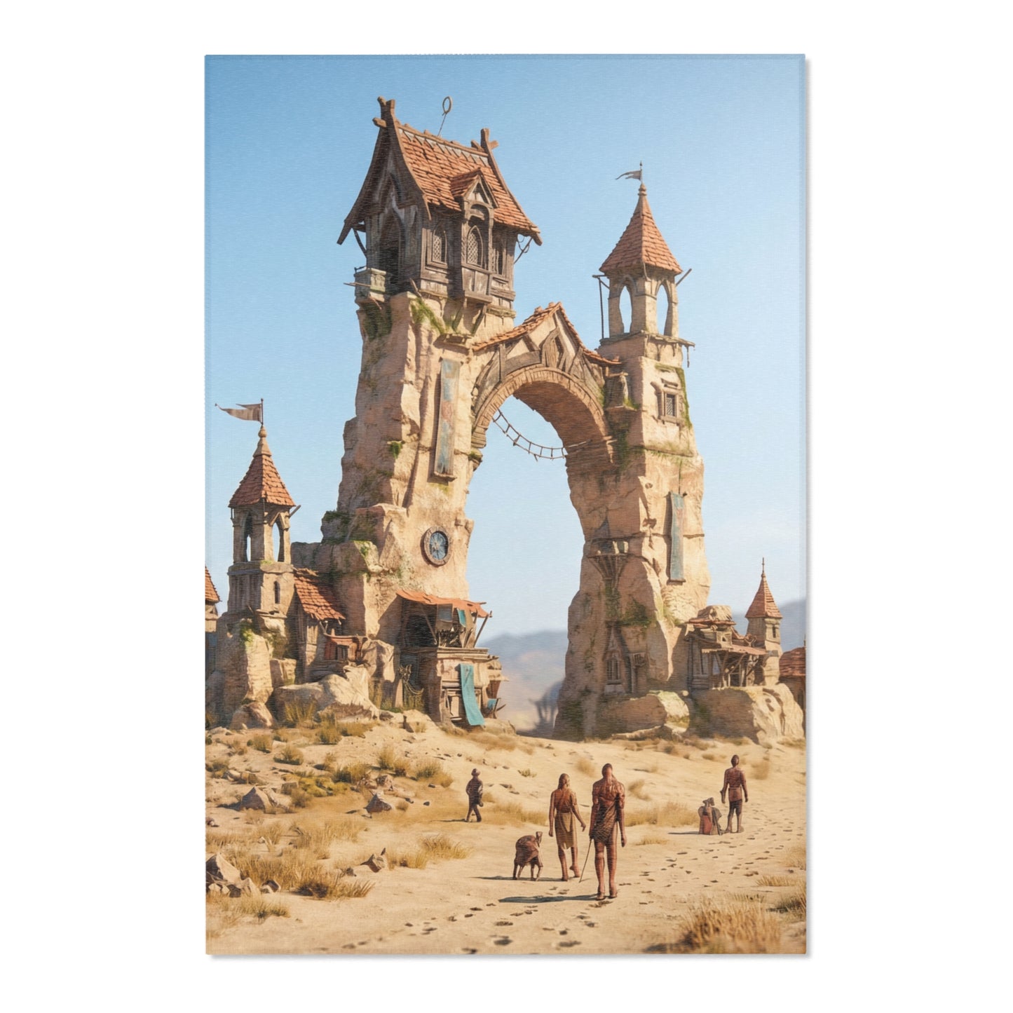 Desert Citadel Area Rugs – Sun-Kissed Stone Gateways