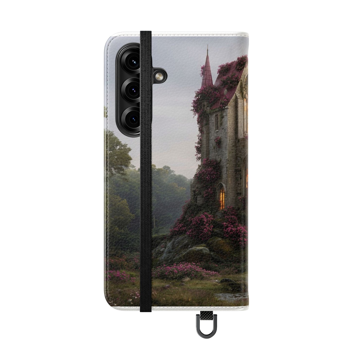 Blossom Spire Flip Cases – Pink Ivy Gothic Castle Cover