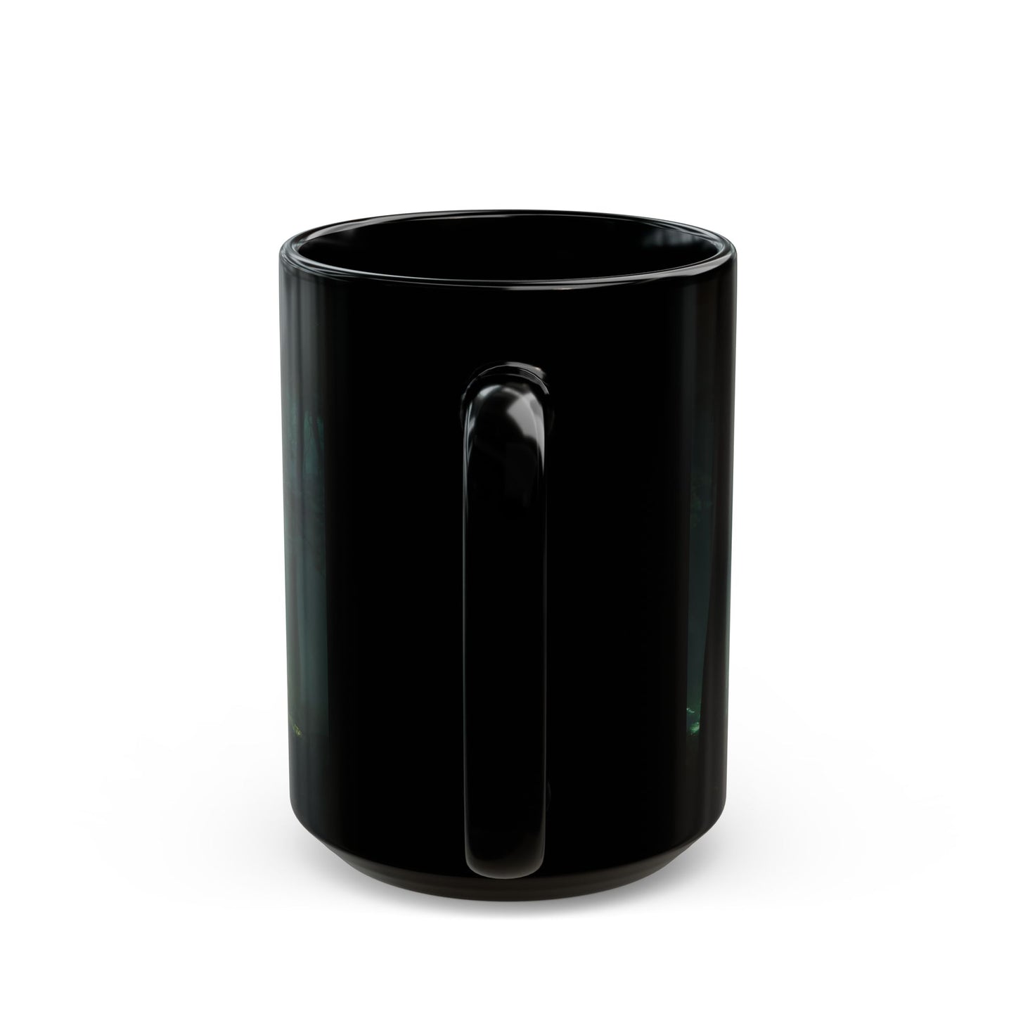 Celestial Spiral Forest Mug – Warm Glow Amidst Ancient Trees
