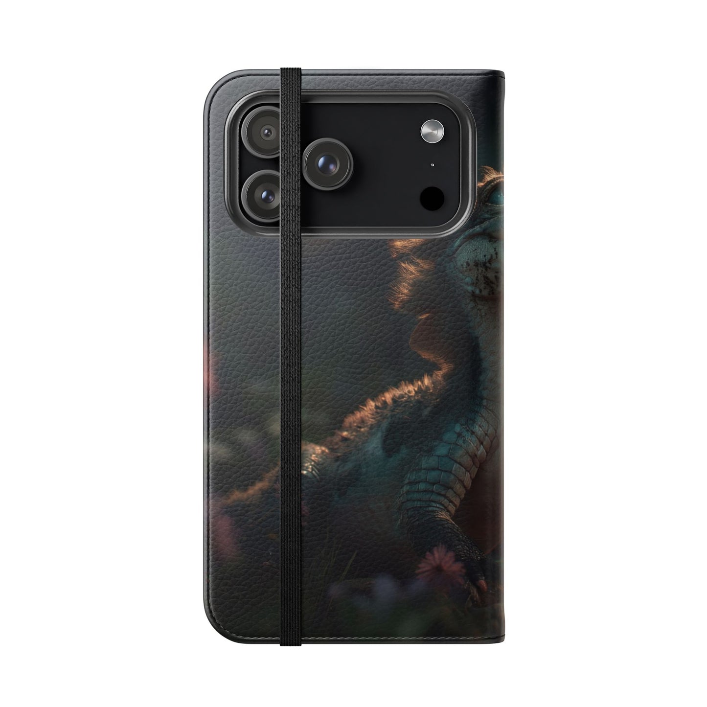 Crocodile Butterfly Flip Cases – Tender Guardian with Moth Companion