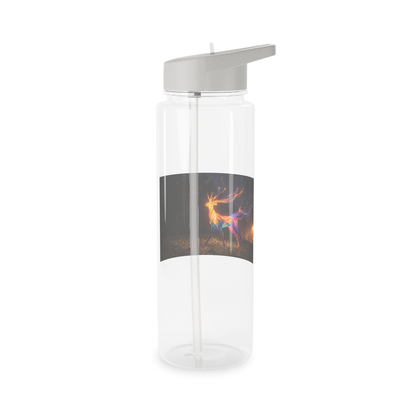Aurora Stag Tritan Water Bottle – Prism Light Forest Guardian