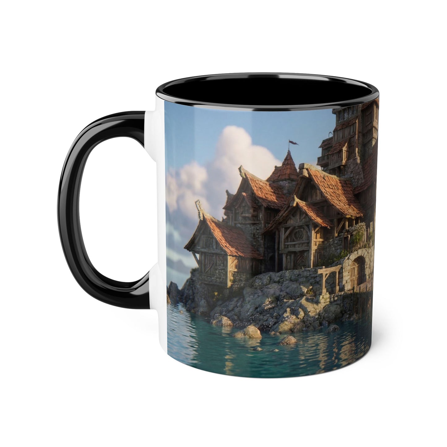 Stone Harbor Accent Mugs, 11oz – Twilight Dockside Village