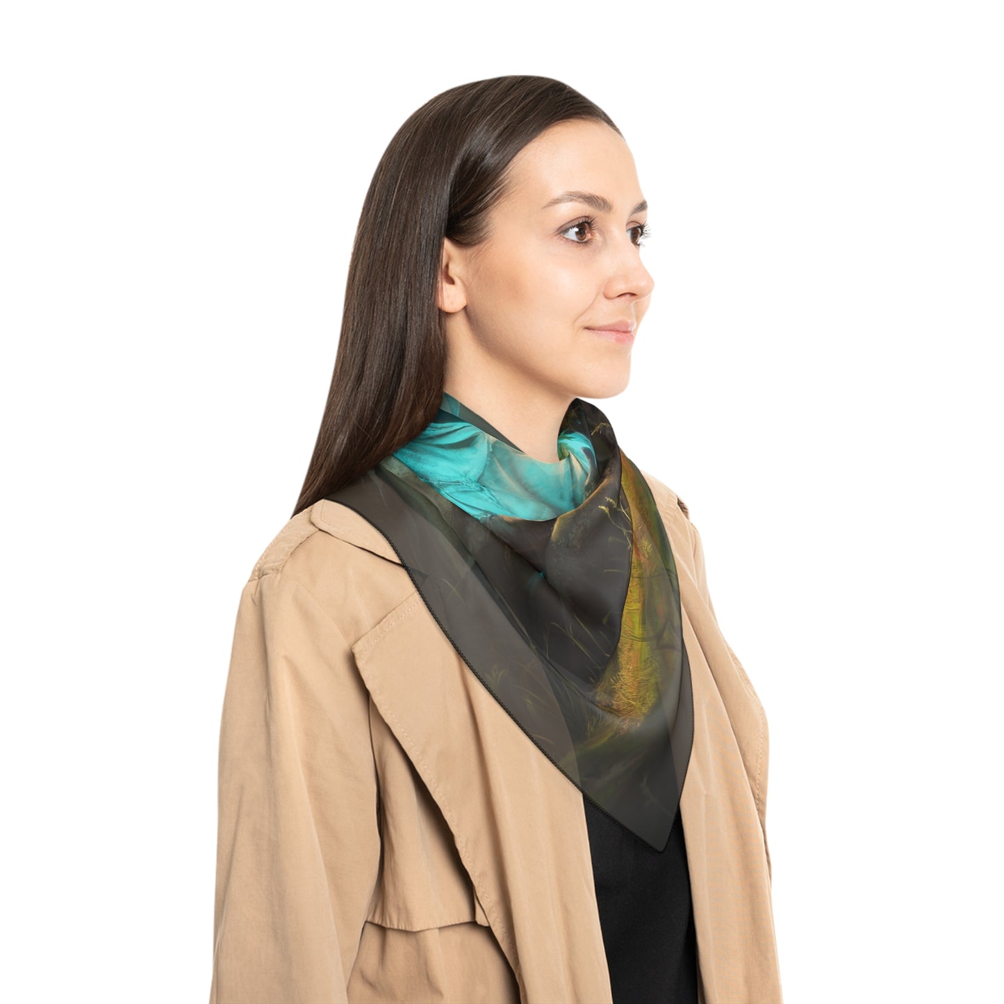 Forest Sentinel Poly Scarf – Glow of the Ancient Grove