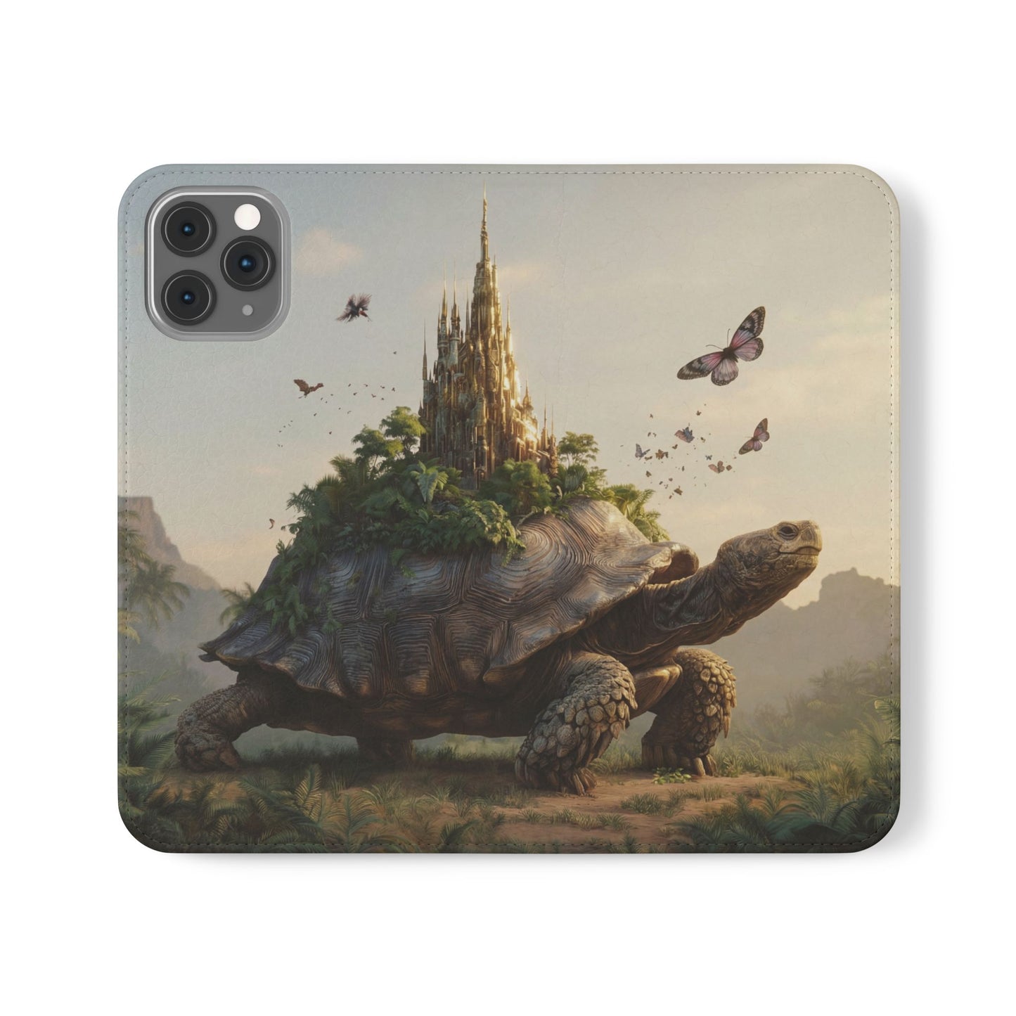Castle Turtle Flip Cases – Golden Spire Jungle Guardian