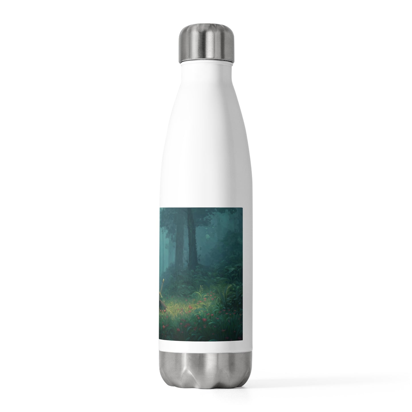 Forest Sentinel 20oz Insulated Bottle – Twilight Grove Guardian