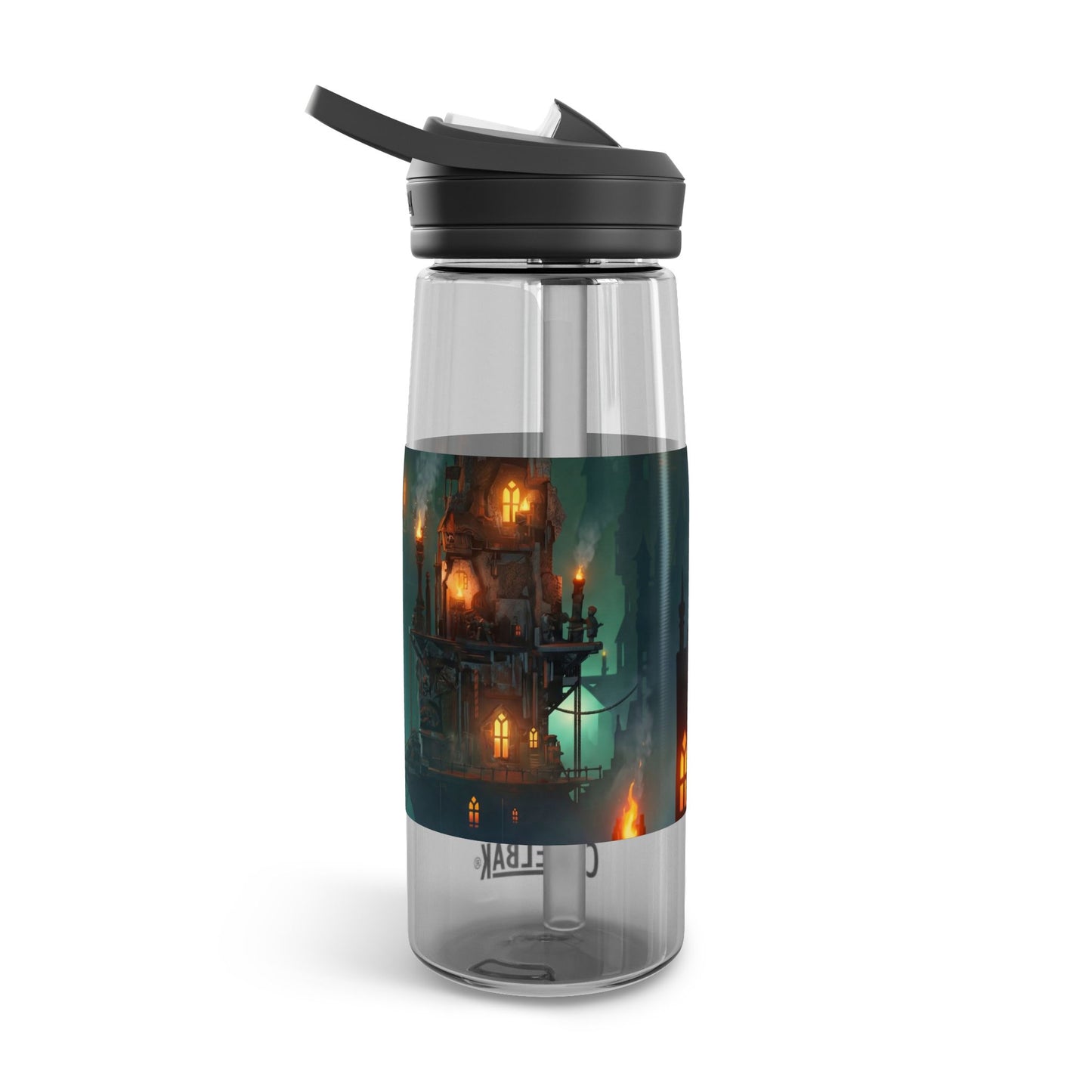 Floating City of Lanterns CamelBak Eddy® Water Bottle, 20oz\25oz – Glow in the Misty Night