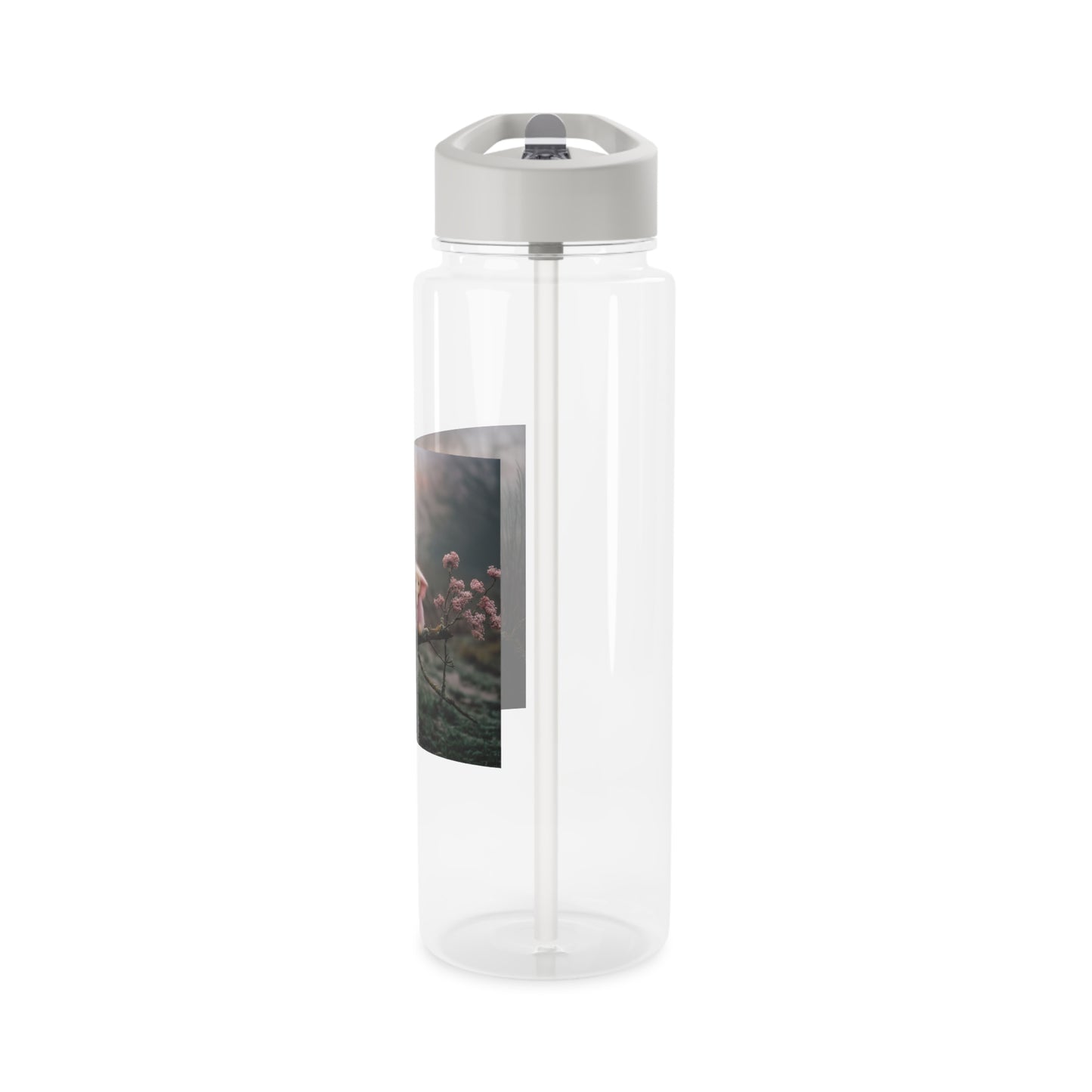 Three Fluffy Elephants Tritan Water Bottle – Mossy Branch Twilight Scene