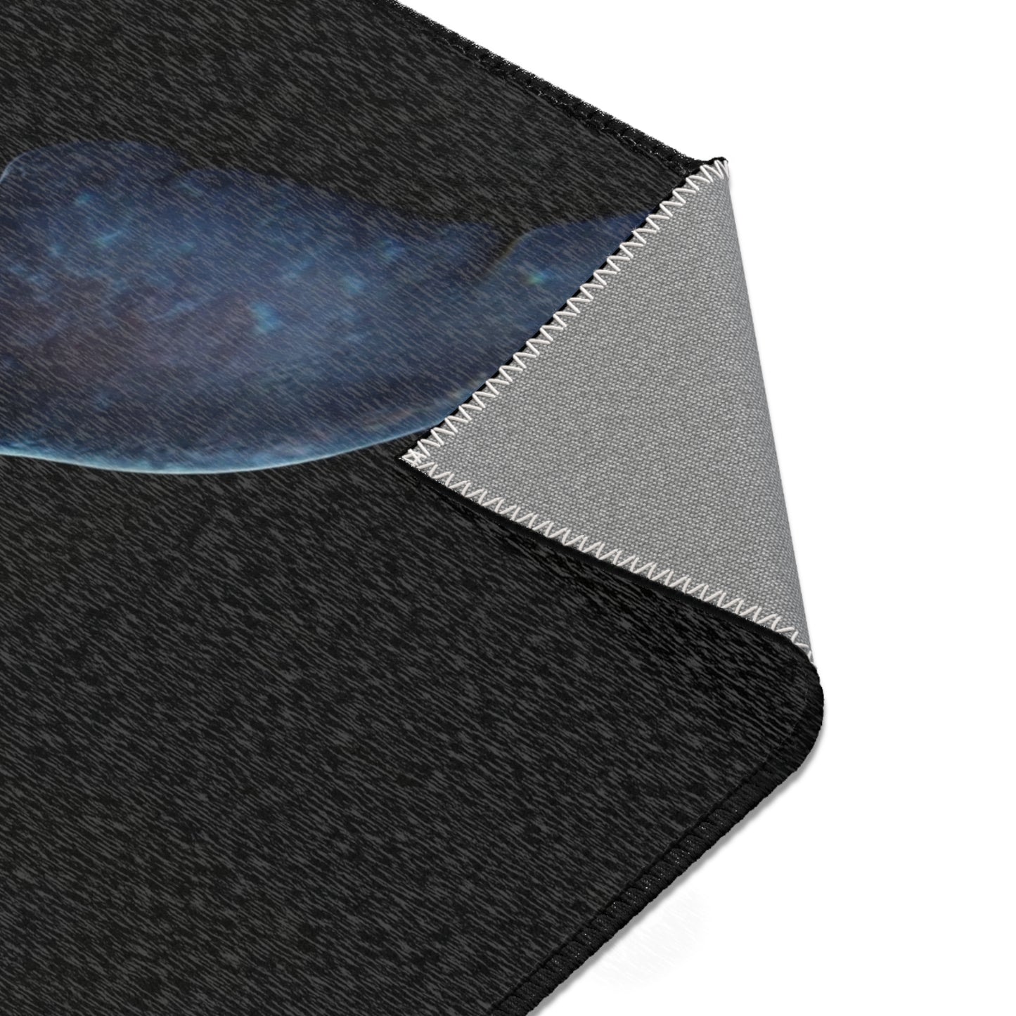 Whalesong Sanctuary Area Rug – Bioluminescent City on a Whale’s Back