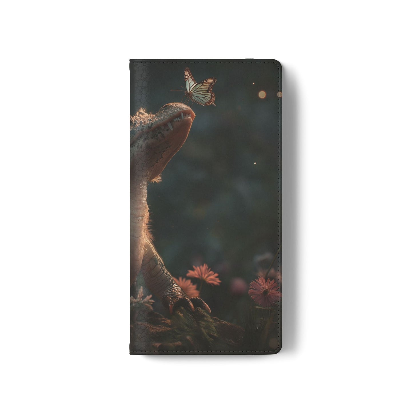 Crocodile Butterfly Flip Cases – Tender Guardian with Moth Companion