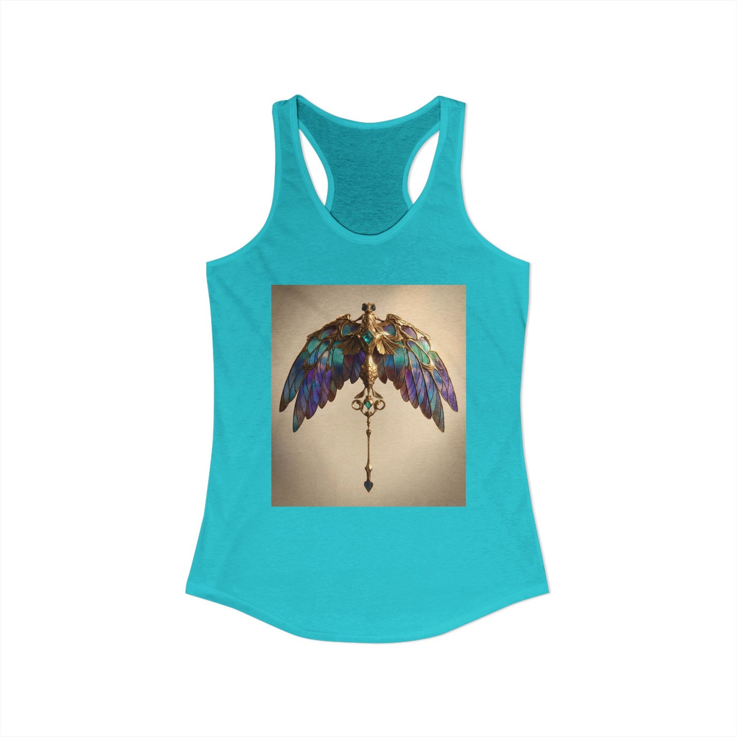 Stained Glass Griffin Racerback Tank – Opal Winged Guardian Artwear