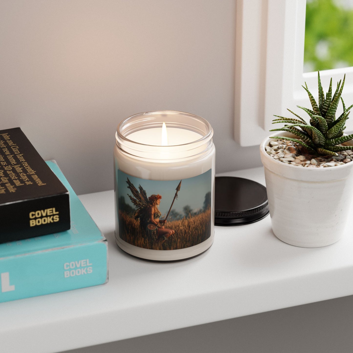 Warrior Goddess of the Golden Field Scented Soy Candle, 9oz – Sunset Sentinel