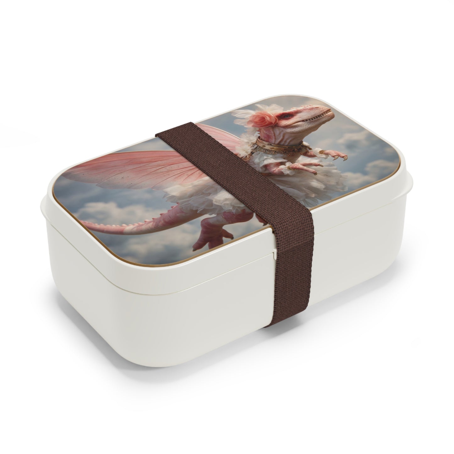 Pink Winged Dinosaur Princess Bento Lunch Box – Skyborne Bloom Fantasy