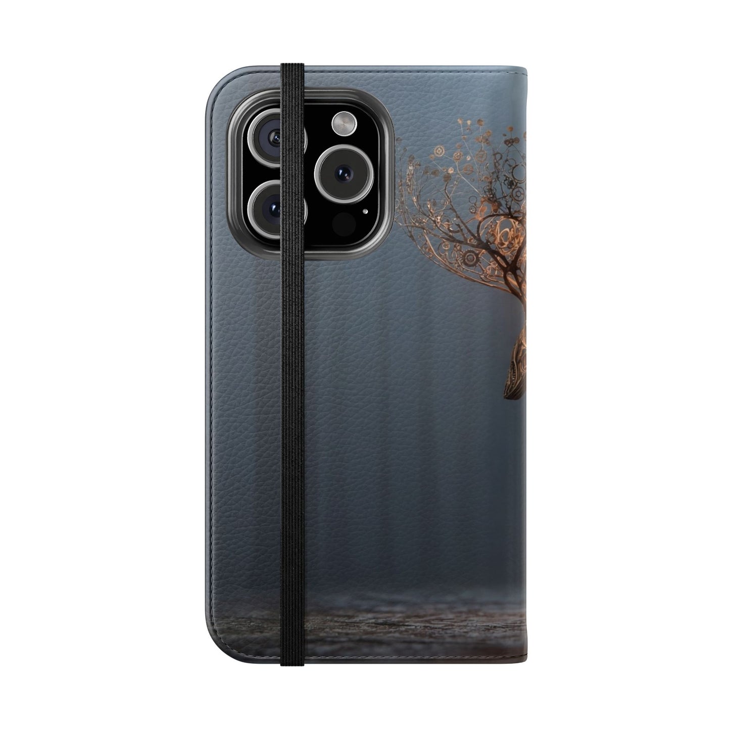 Mechanical Deer Flip Cases – Gears and Twilight Forest Guardian