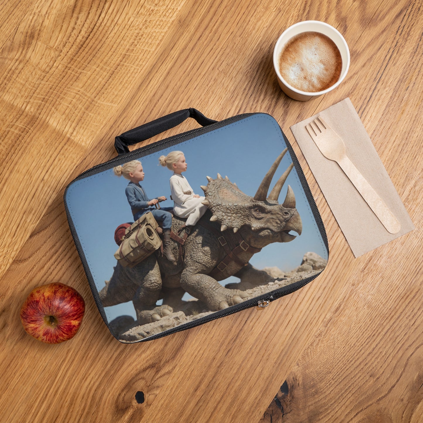Dinosaur Riders Lunch Bag – Adventure Through Prehistoric Skies