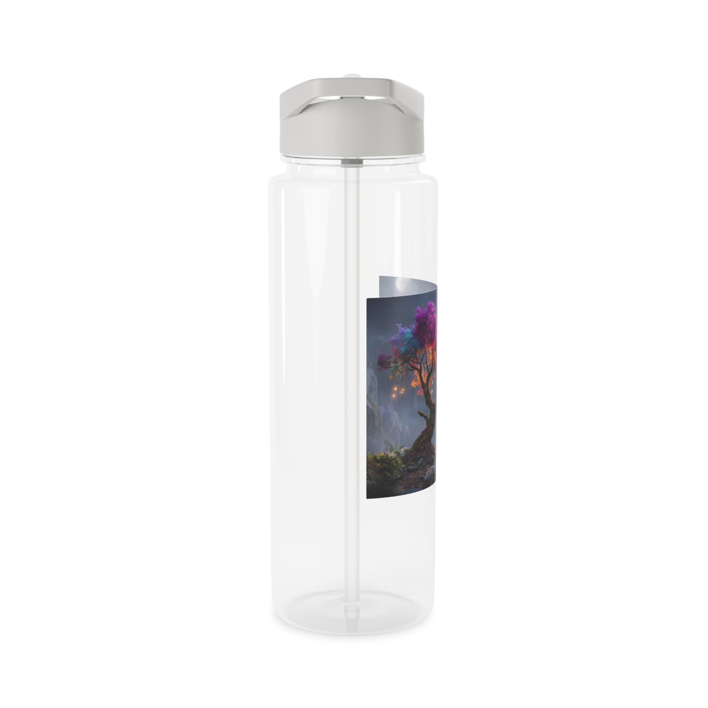 Prism-Leaf Titan Tritan Water Bottle – Radiant Canopy Nightlight