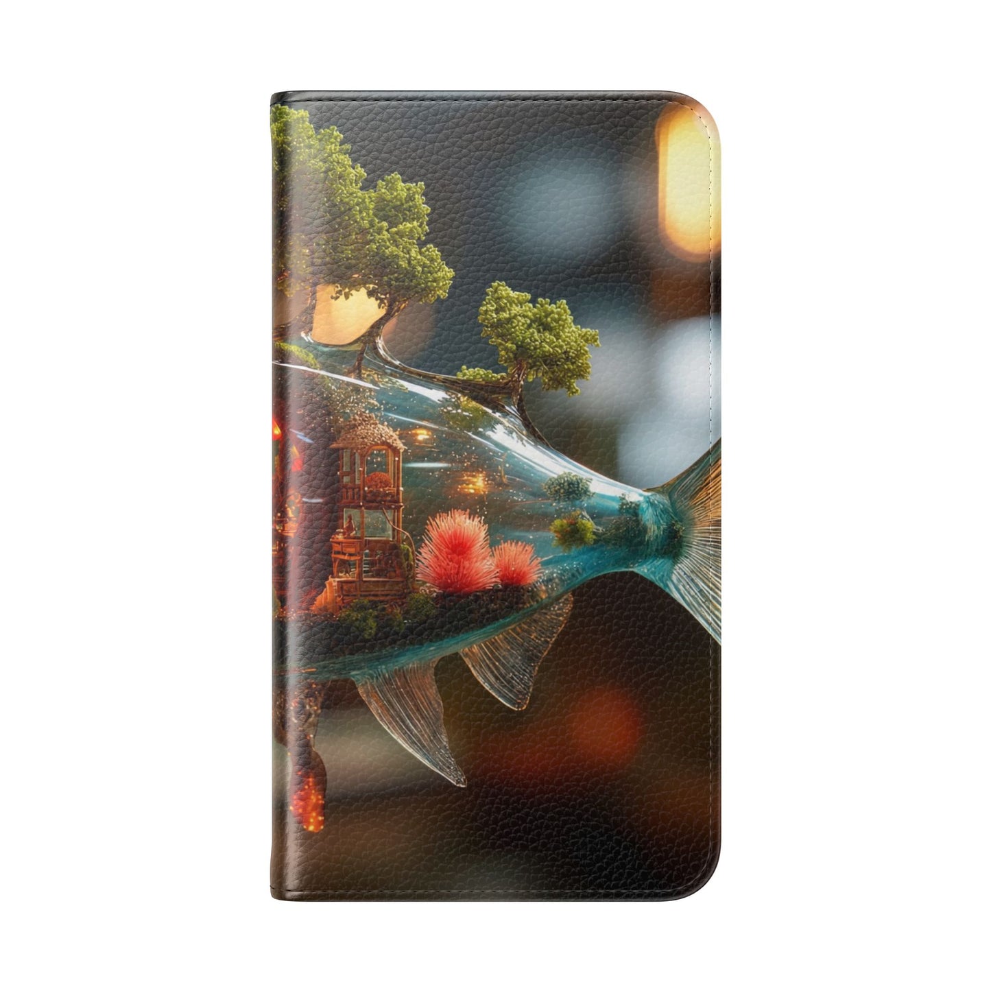 Forest Fish Flip Case – Liquid Glowwood Dreamscape