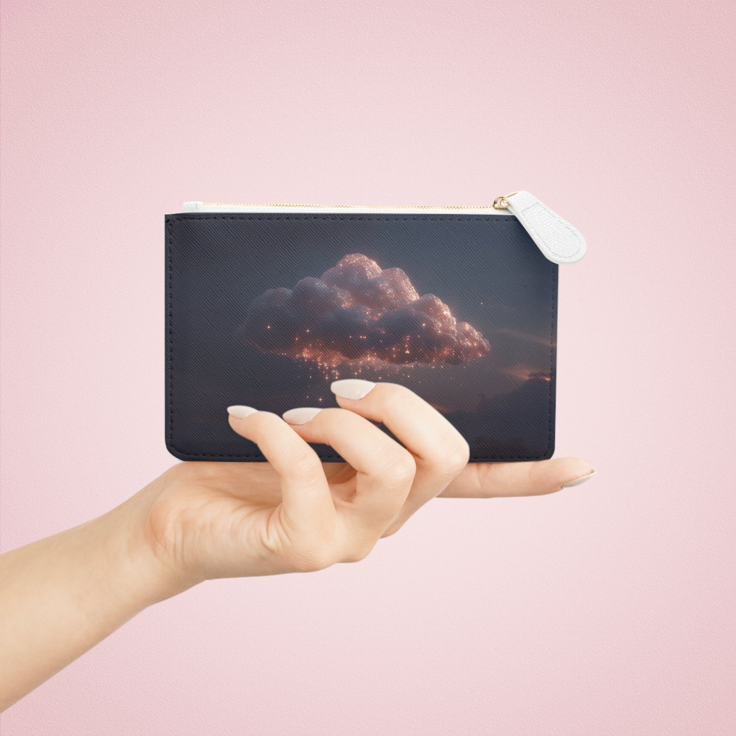 Celestial Cloud Mini Clutch Bag – Stardust Dreamscape Evening Bag