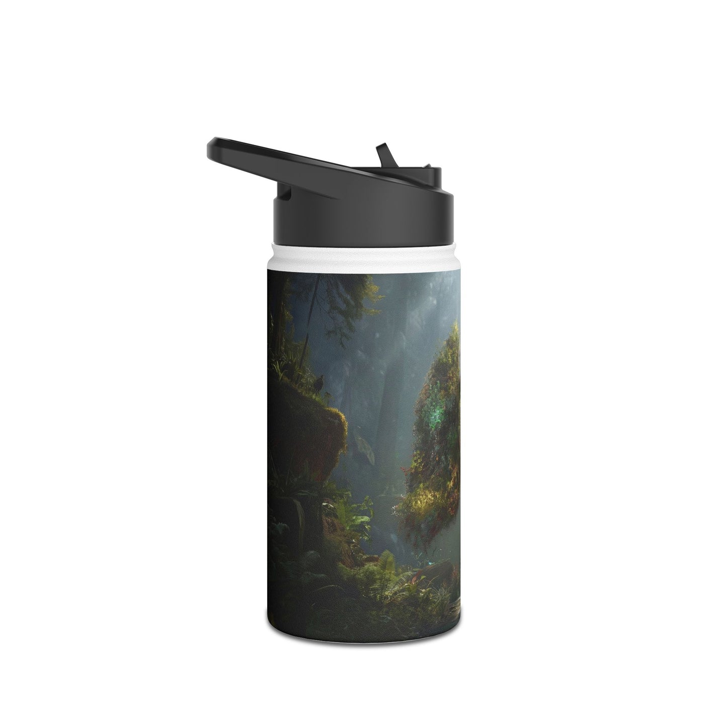 Lungs of the Forest Stainless Steel Water Bottle, Standard Lid – Breath of Ancient Canopy