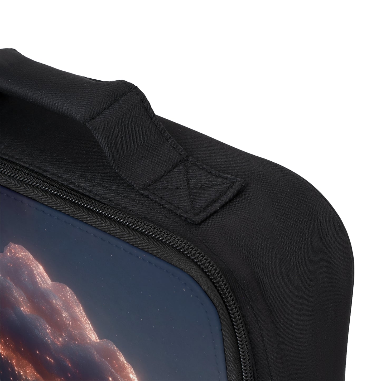Celestial Cloud Lunch Bag – Indigo Sky Stardust Dreamscape