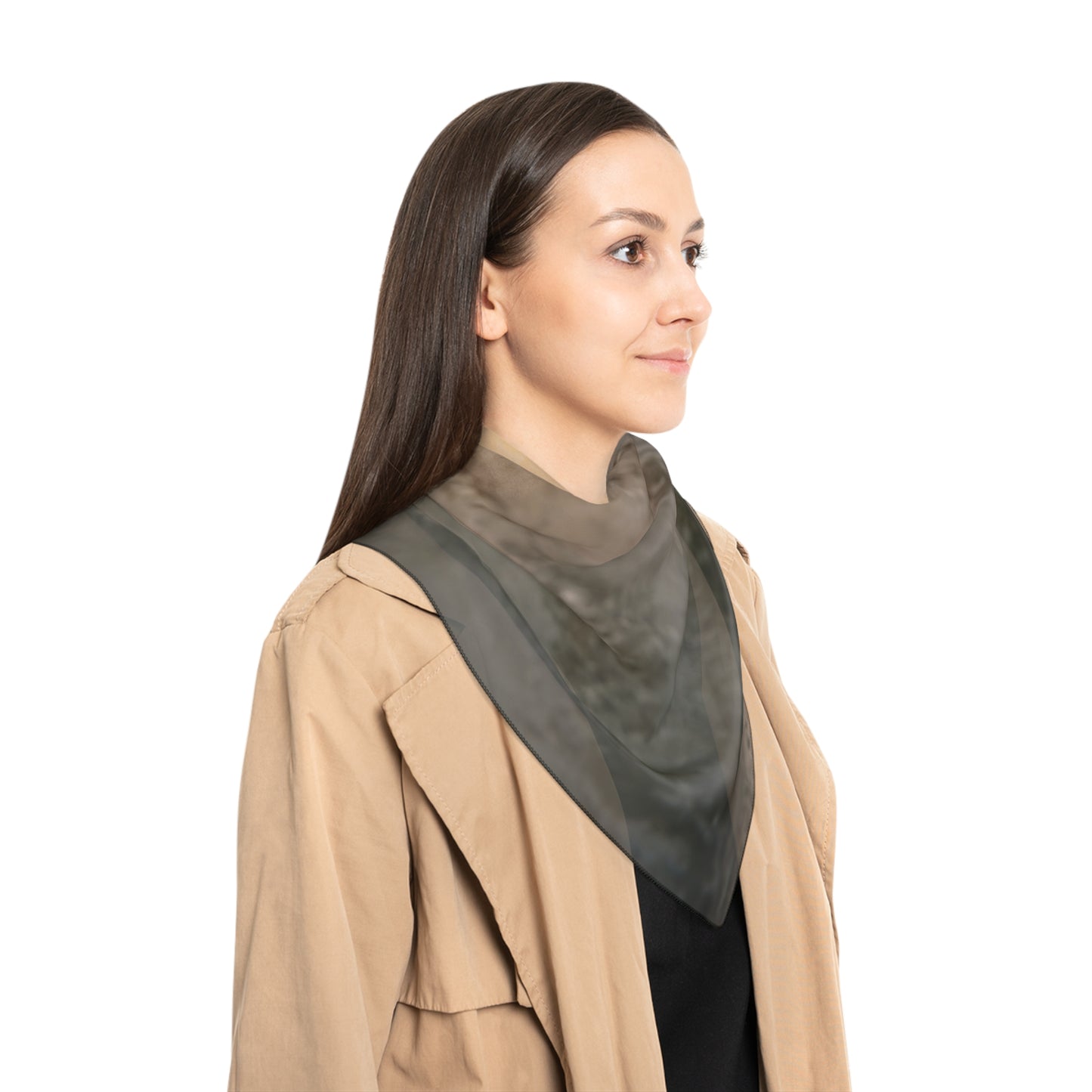 Star-Gazing Child Poly Scarf – Warm Glow Constellation Dreamscape