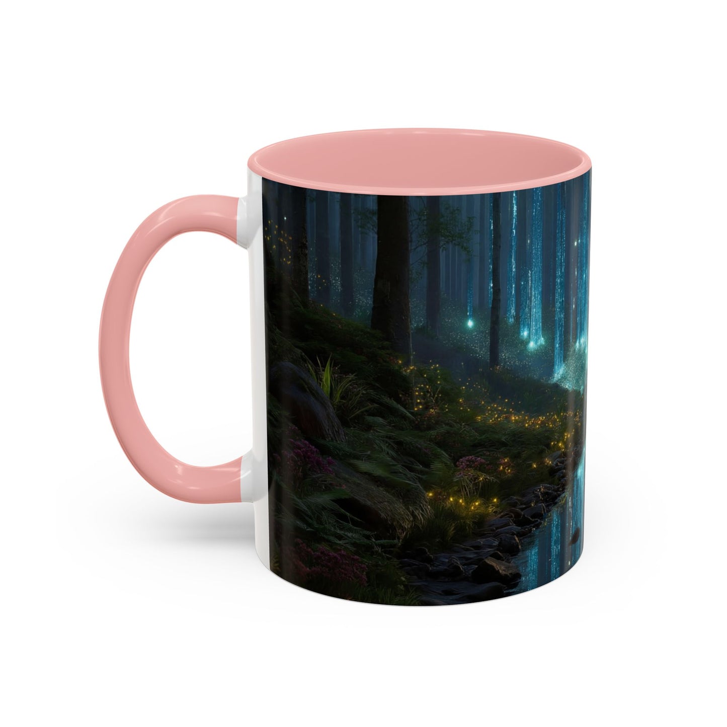 Celestial Falls Accent Coffee Mug (11, 15oz) – Twilight’s Whispering Woods