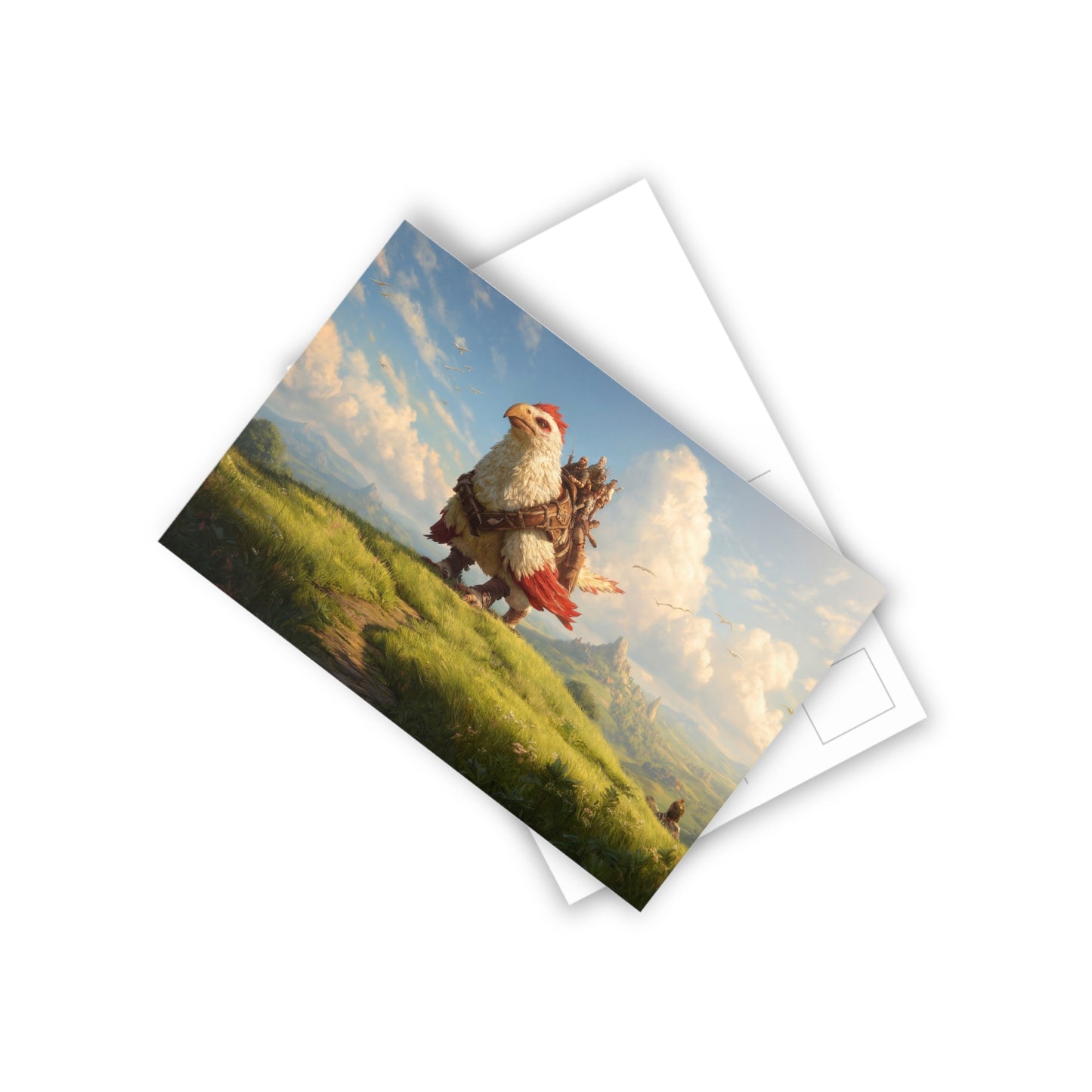 Eagle Sentinel Postcards (10pcs) – Wings of the Sunlit Quest