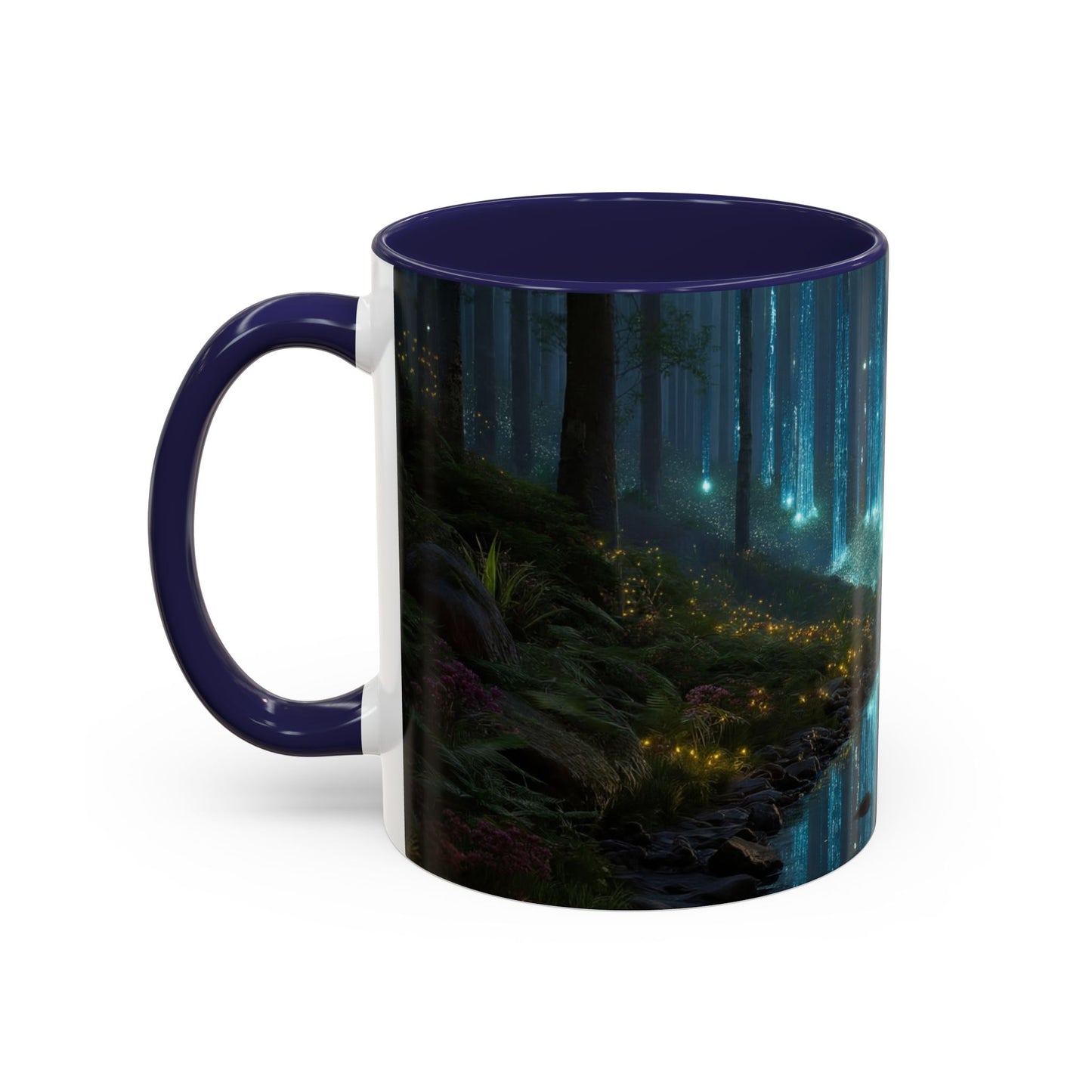 Celestial Falls Accent Coffee Mug (11, 15oz) – Twilight’s Whispering Woods