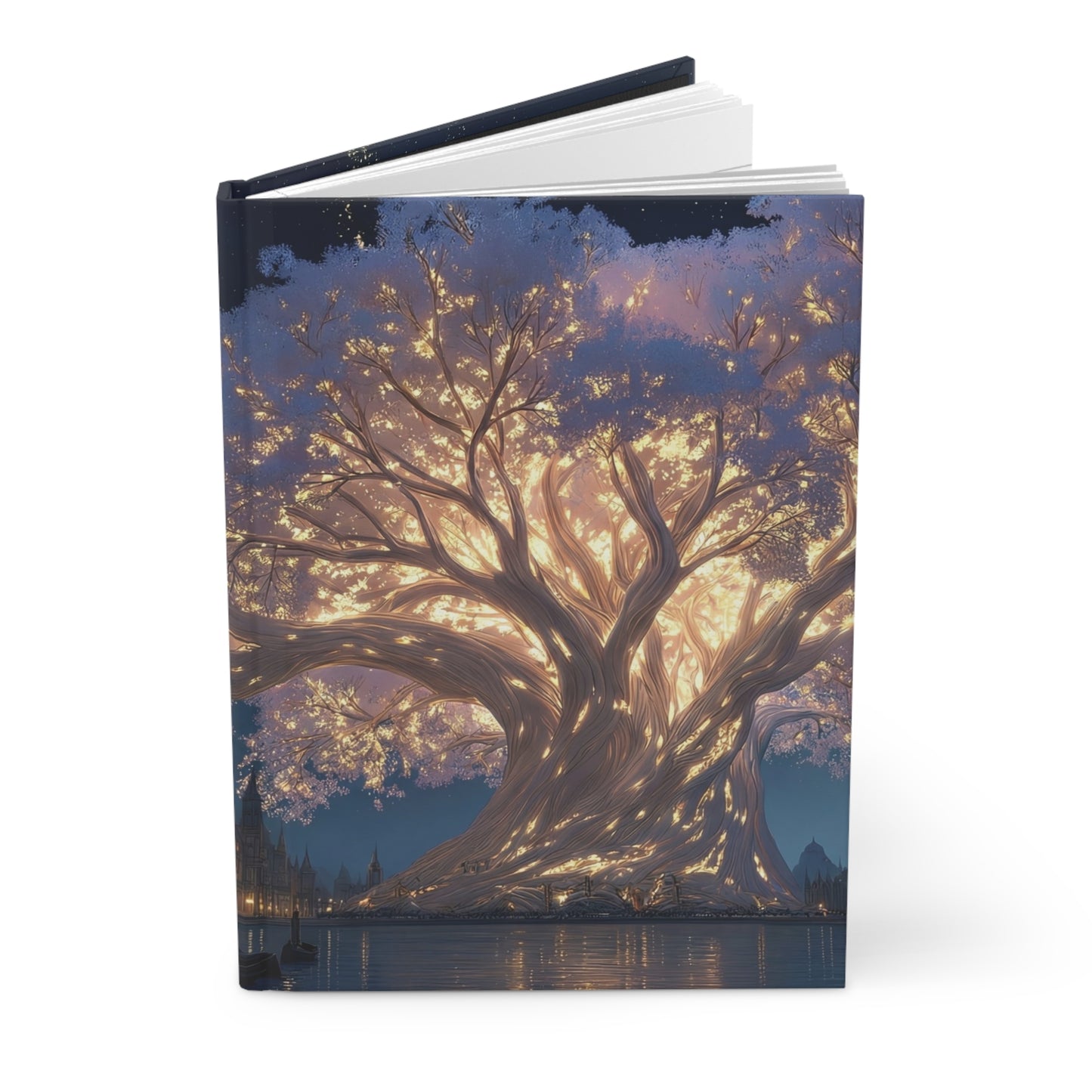 Celestial Tree Hardcover Journal Matte – Glow of the Ancient City